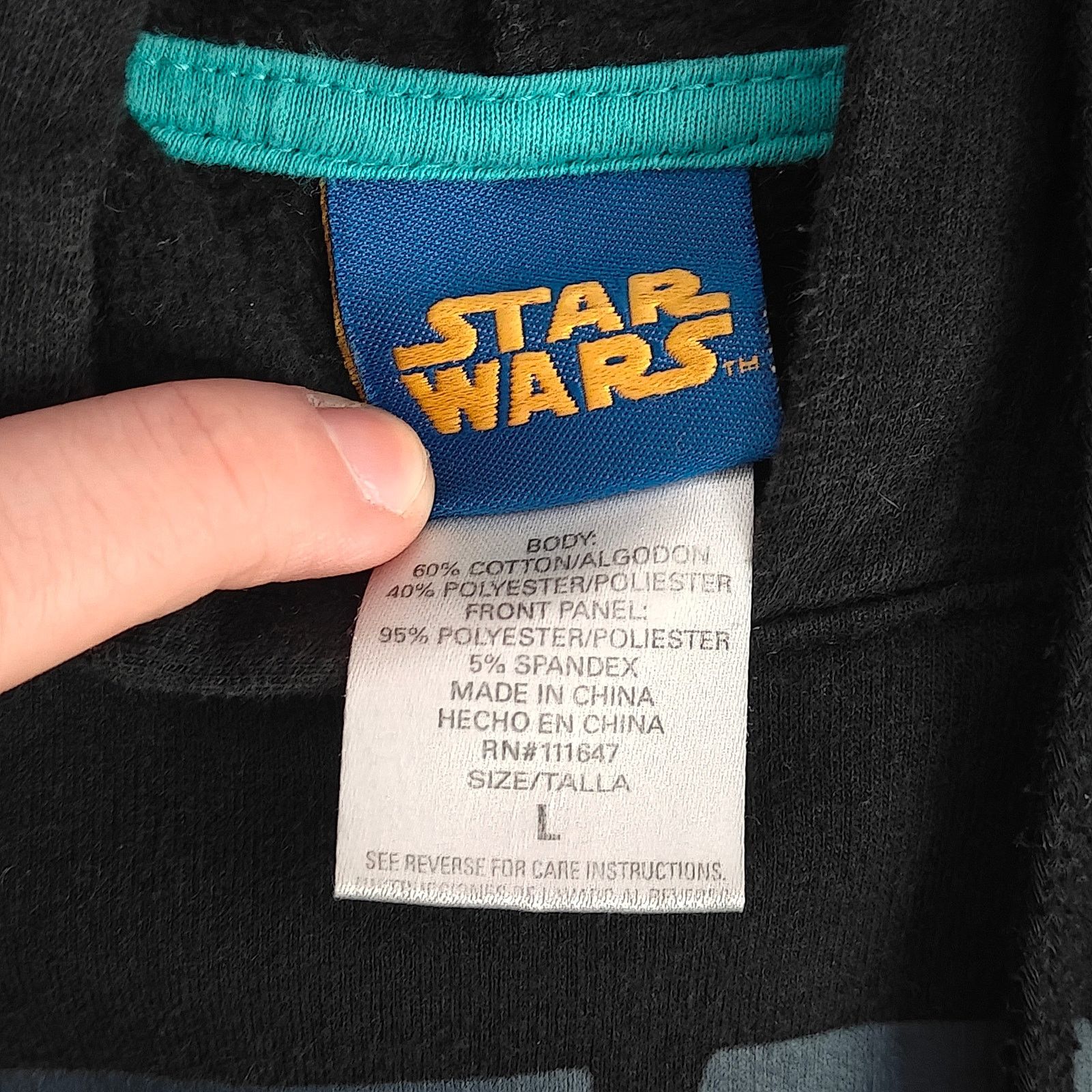 Star Wars Star Wars Hoodie Lucas Films Black Pullover Mens Large Size L / US 10 / IT 46 - 2 Thumbnail
