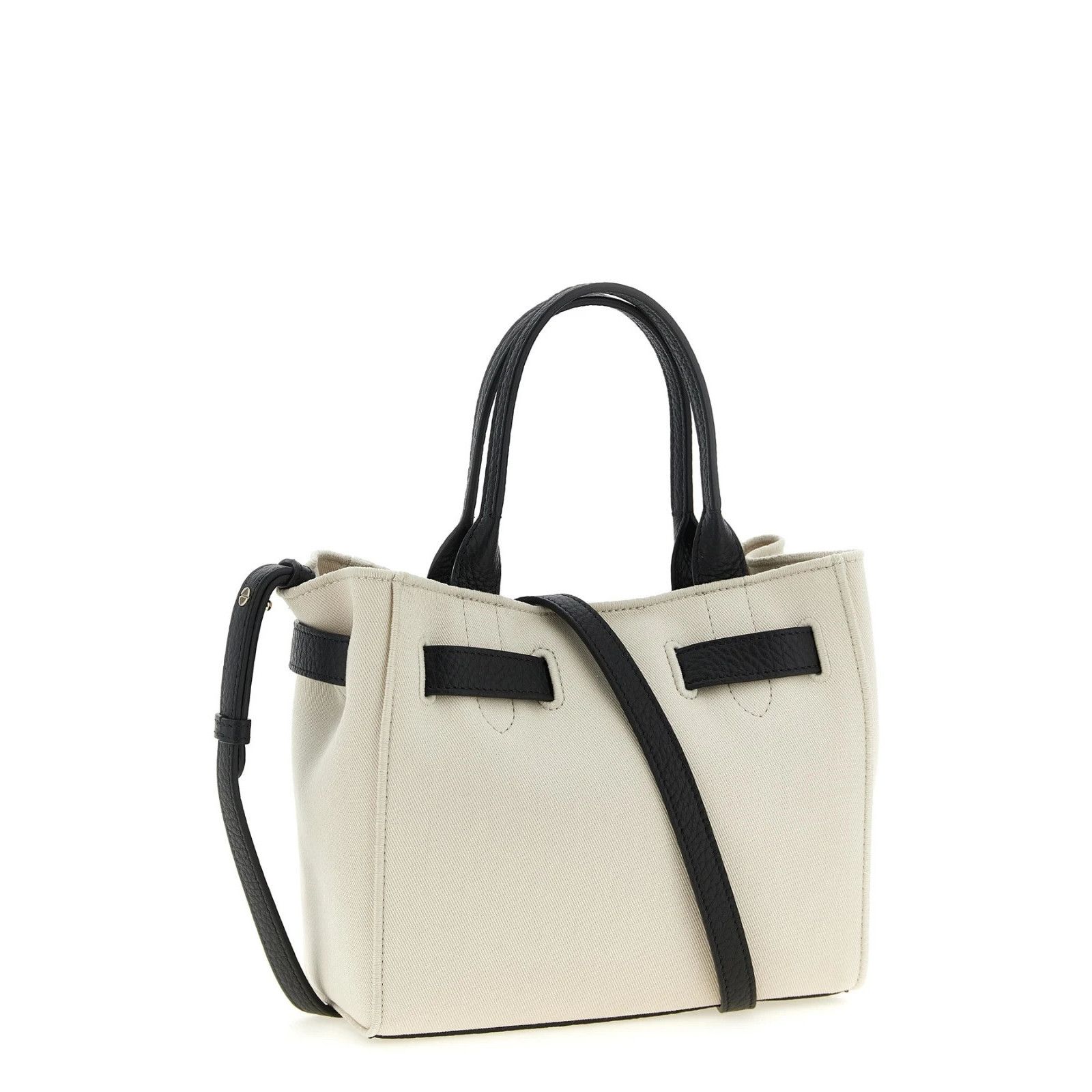 Tom Ford Tom Ford Audrey Small White Black Canvas Shopper Tote Bag Ne Size ONE SIZE - 2 Thumbnail