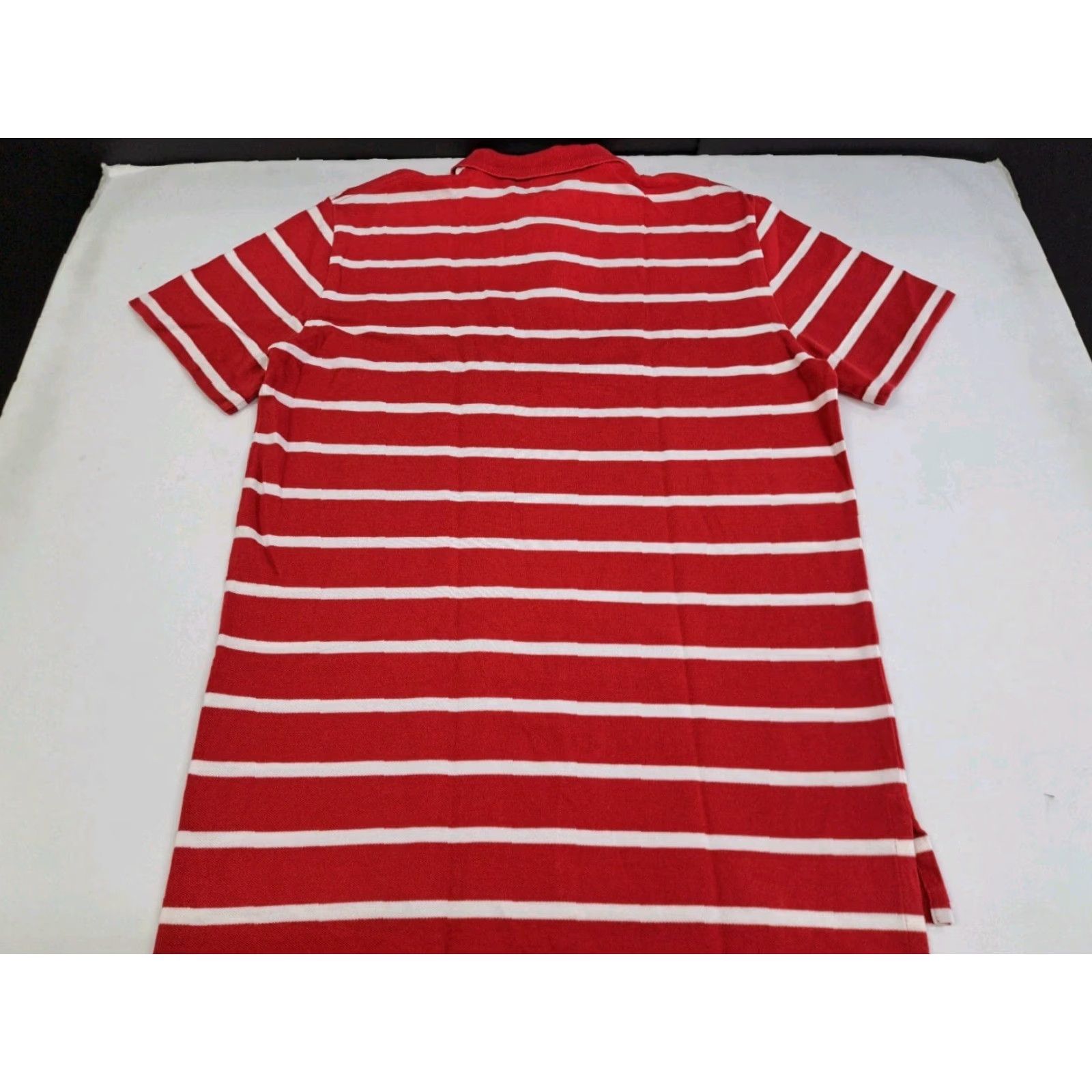Ralph Lauren Ralph Lauren Polo Shirt Men's Short Sleeve Red/White Striped Polo M Size US M / EU 48-50 / 2 - 4 Thumbnail