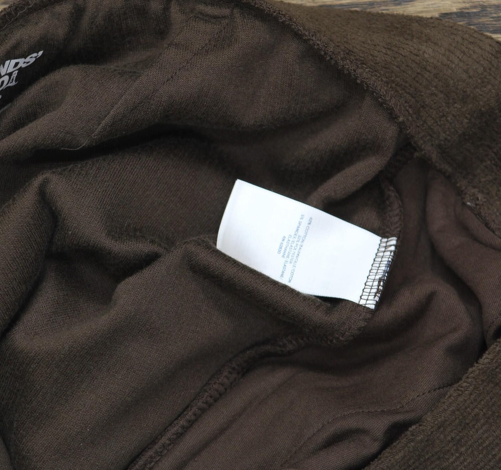 Lands' End Lands' End High Rise Corduroy Leggings Rich Coffee Brown Pl Size 36" / US 14 / IT 50 - 4 Thumbnail