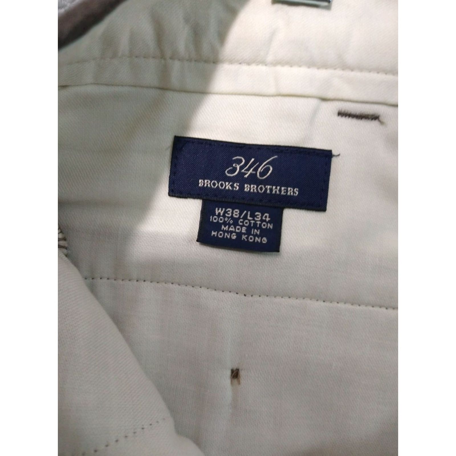 Brooks Brothers Brooks Brothers Pants Mens 38x34 Chino Brown Cotton Straight Leg Vintage 90s Mens Size US 38 / EU 54 - 7 Thumbnail
