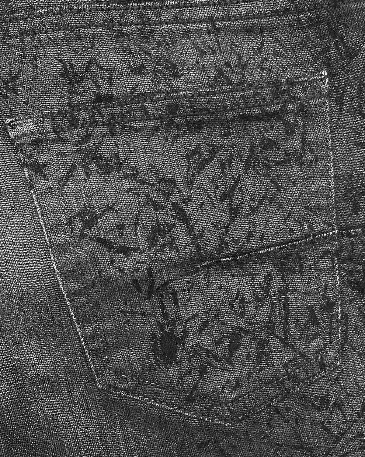 Dior AW10 Dior Homme Wax Paint Splatter Denim Size US 31 - 4 Thumbnail