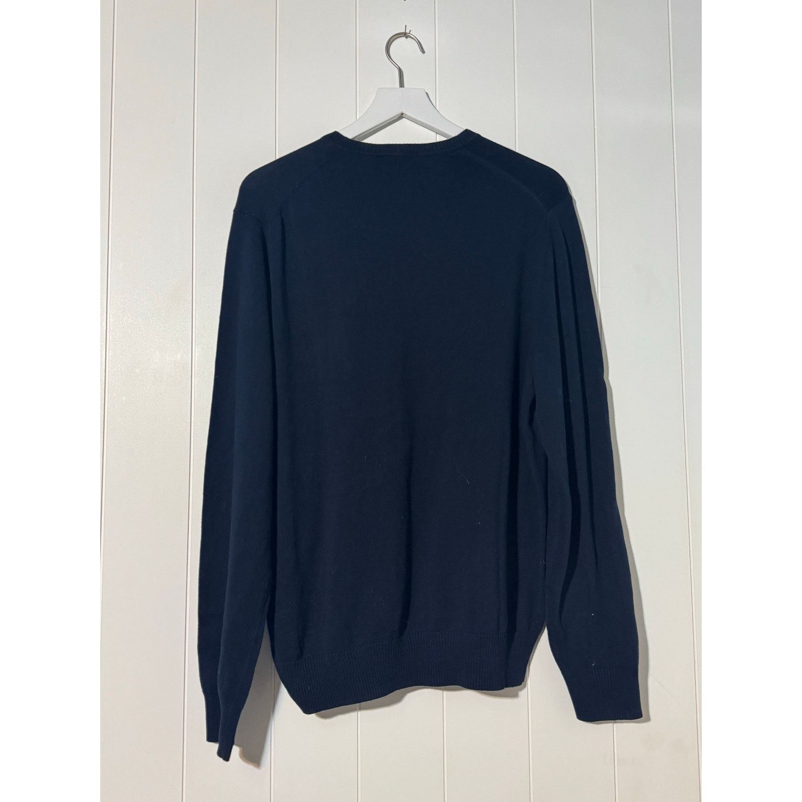 Jos. A. Bank Jos. A. Bank Traveler VNeck Tailored Fit Navy Sweater Large Size US L / EU 52-54 / 3 - 4 Thumbnail