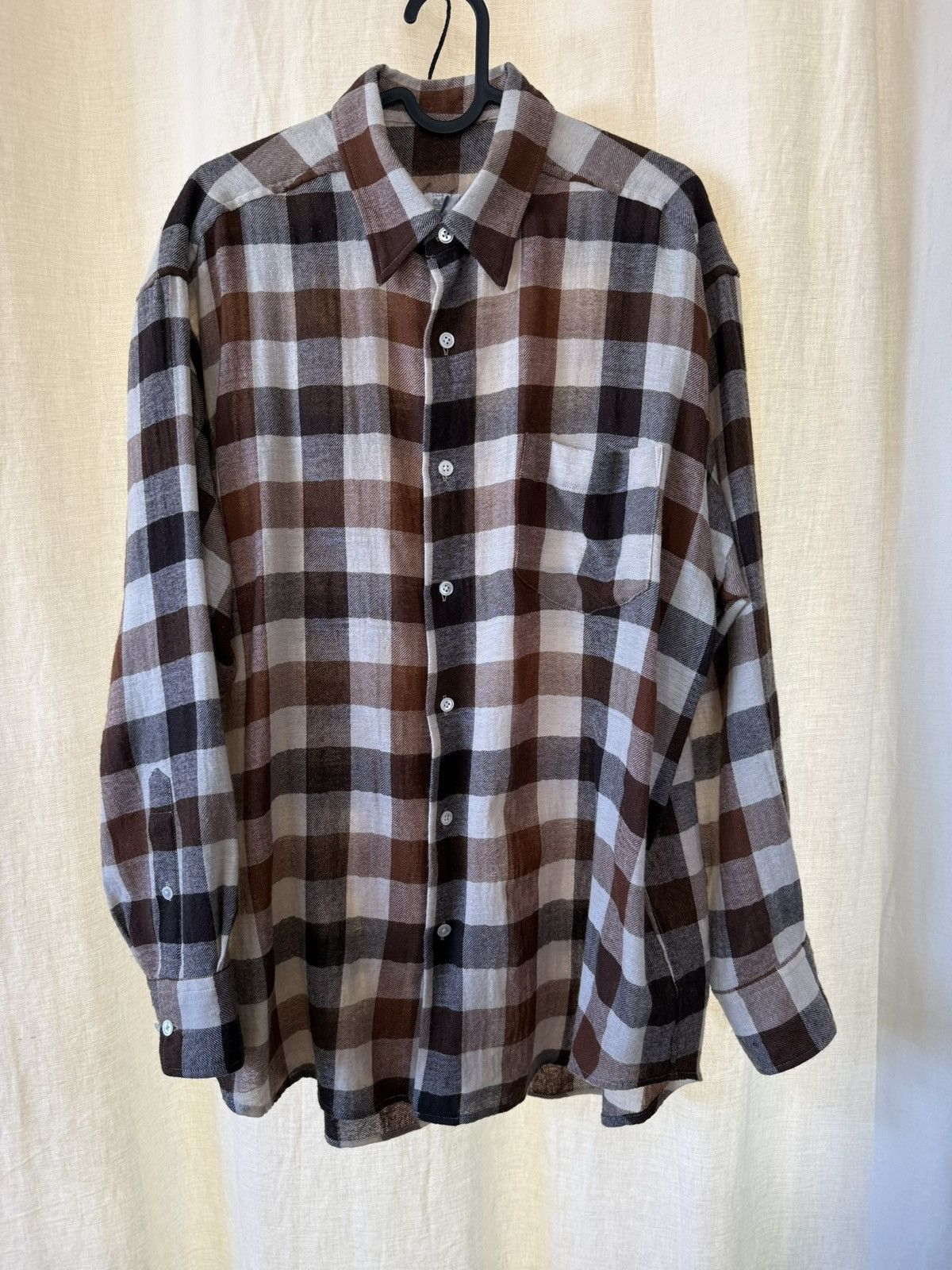 Other I AM DORK Hidden Button Shirt Wool Cotton Size US M / EU 48-50 / 2 - 1 Thumbnail