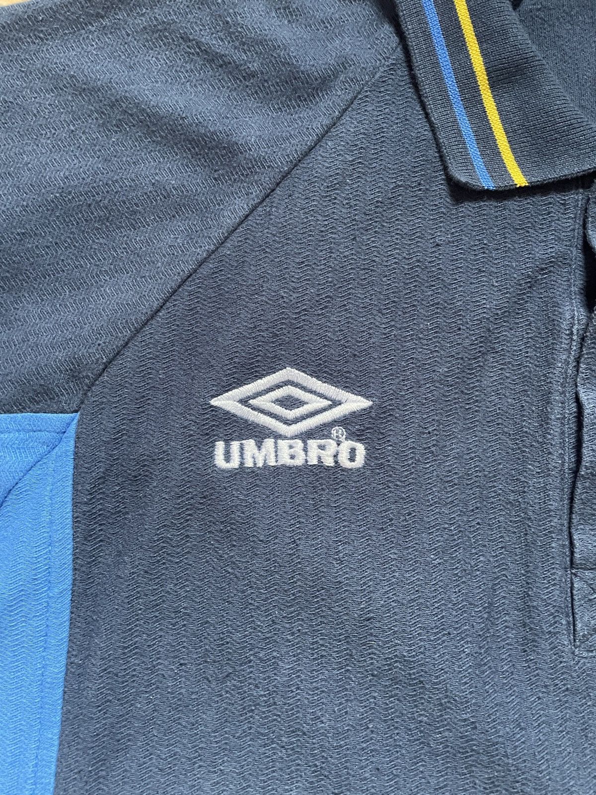 Umbro Vintage Everton Umbro 90’s EPL Polo T Shirt Football soccer Size US XXL / EU 58 / 5 - 7 Thumbnail