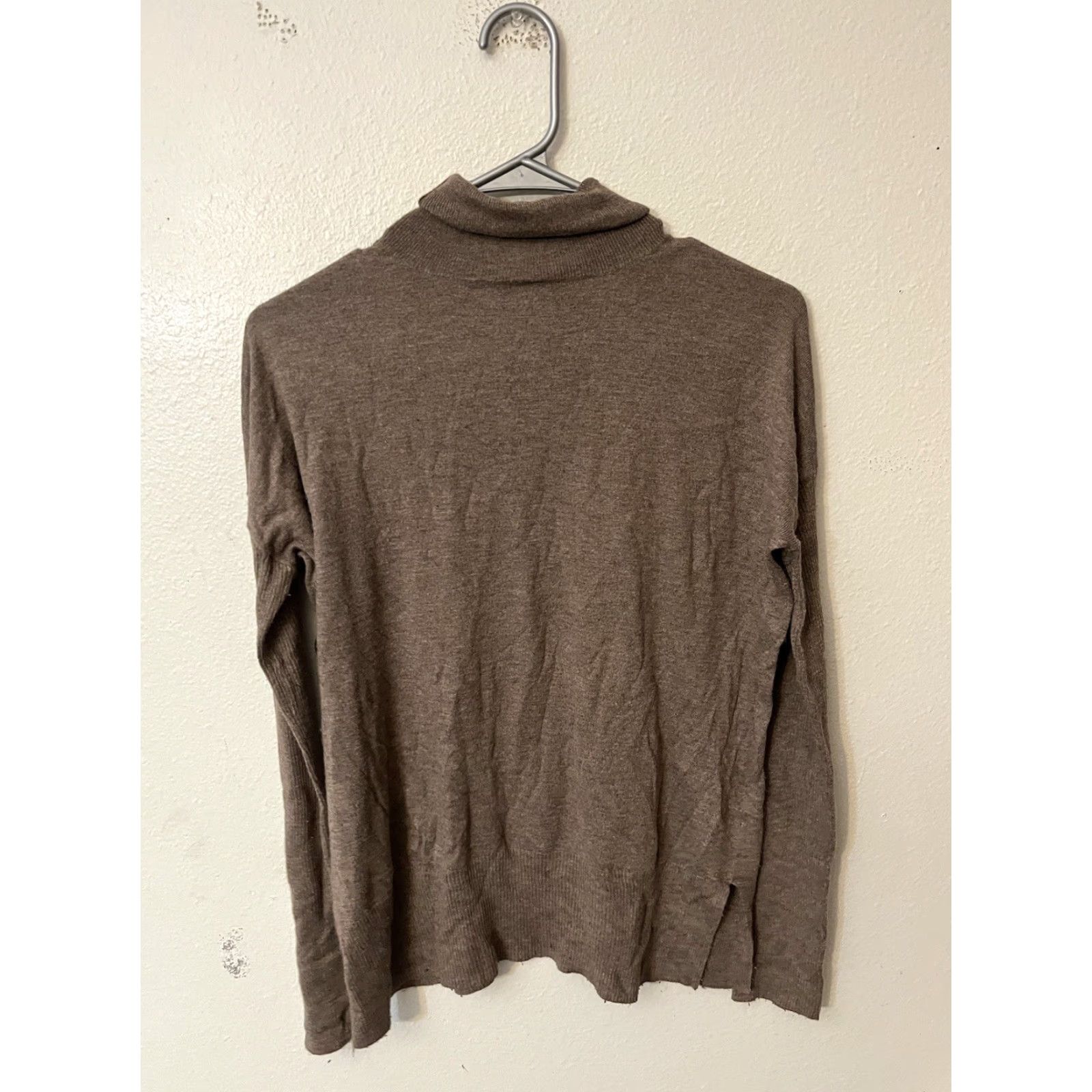 Gap Gap Sweater Women's Pullover Turtleneck Long Sleeve S Brown Cashmere Blend Nylon Viscose Polyester Knit Vintage No Size S / US 4 / IT 40 - 3 Thumbnail