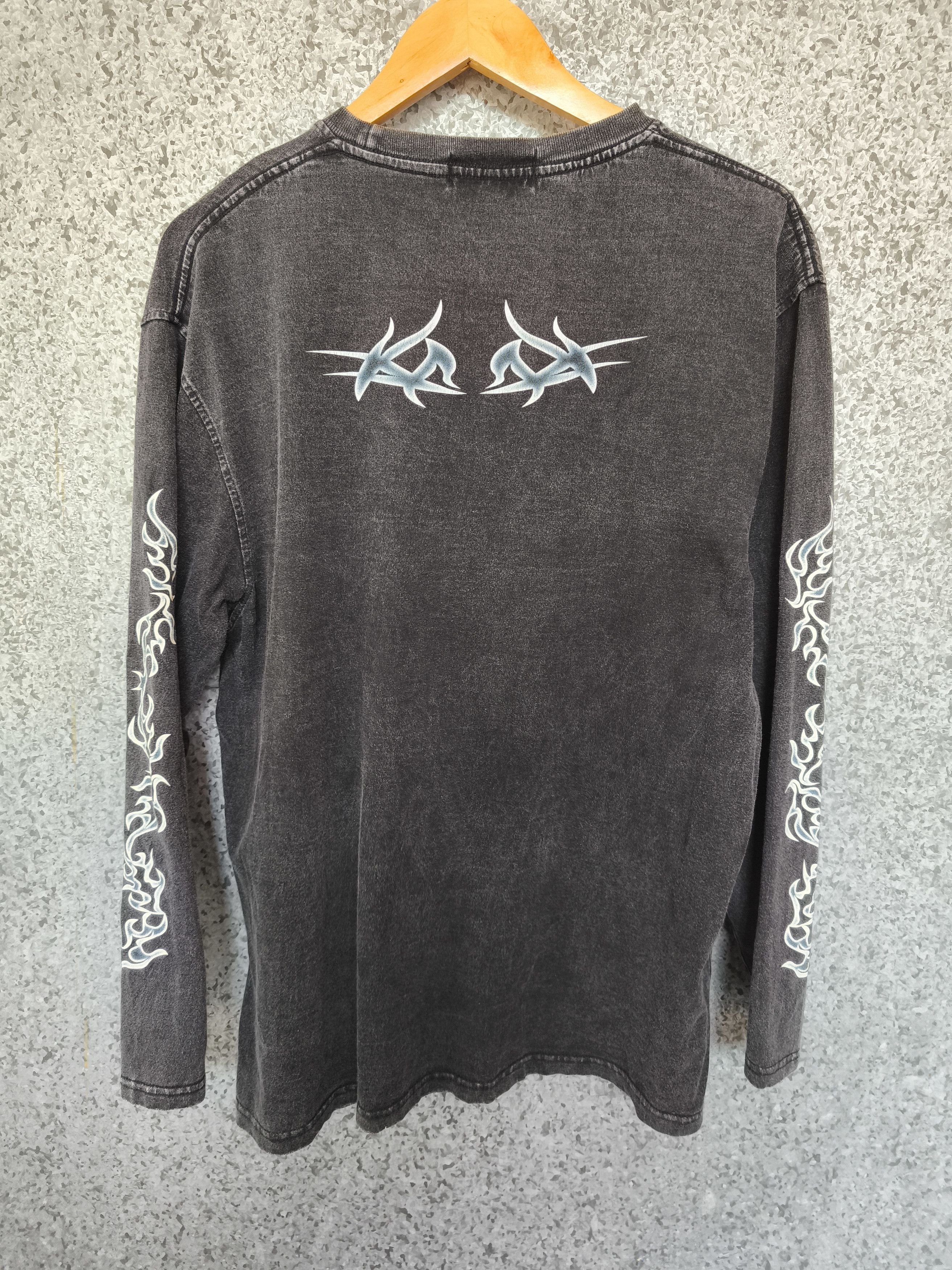 If Six Was Nine 🔥 Vintage Cross Keys t shirt LGB long sleeve sun faded Size US L / EU 52-54 / 3 - 5 Thumbnail