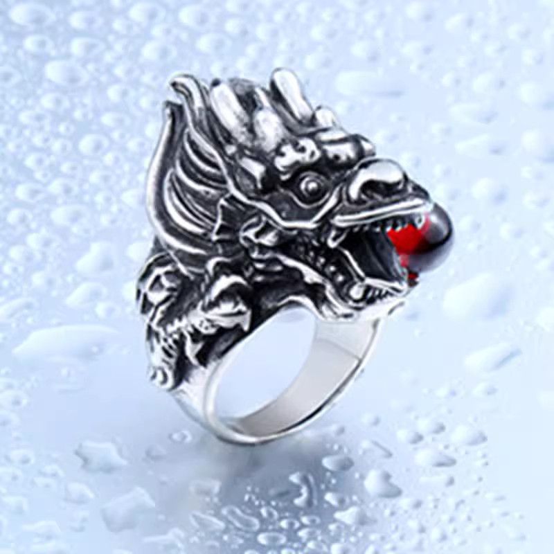Jewelry Dragon Modern Jewelry Rings Open Chrome Ring (Size 7-13) Size ONE SIZE - 2 Thumbnail