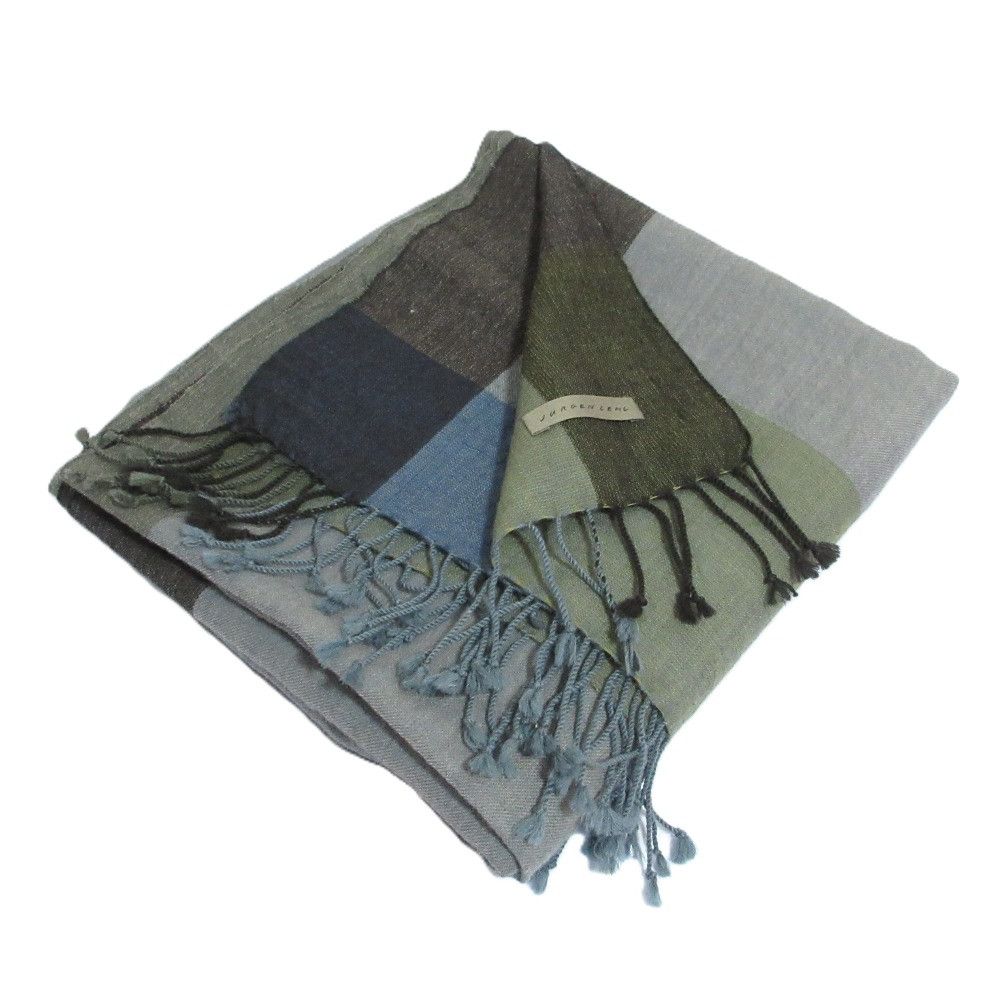 Other Other Jurgen Lehl Fringe Stole Textile Scarf DUTY FREE for USA Size ONE SIZE - 1 Thumbnail