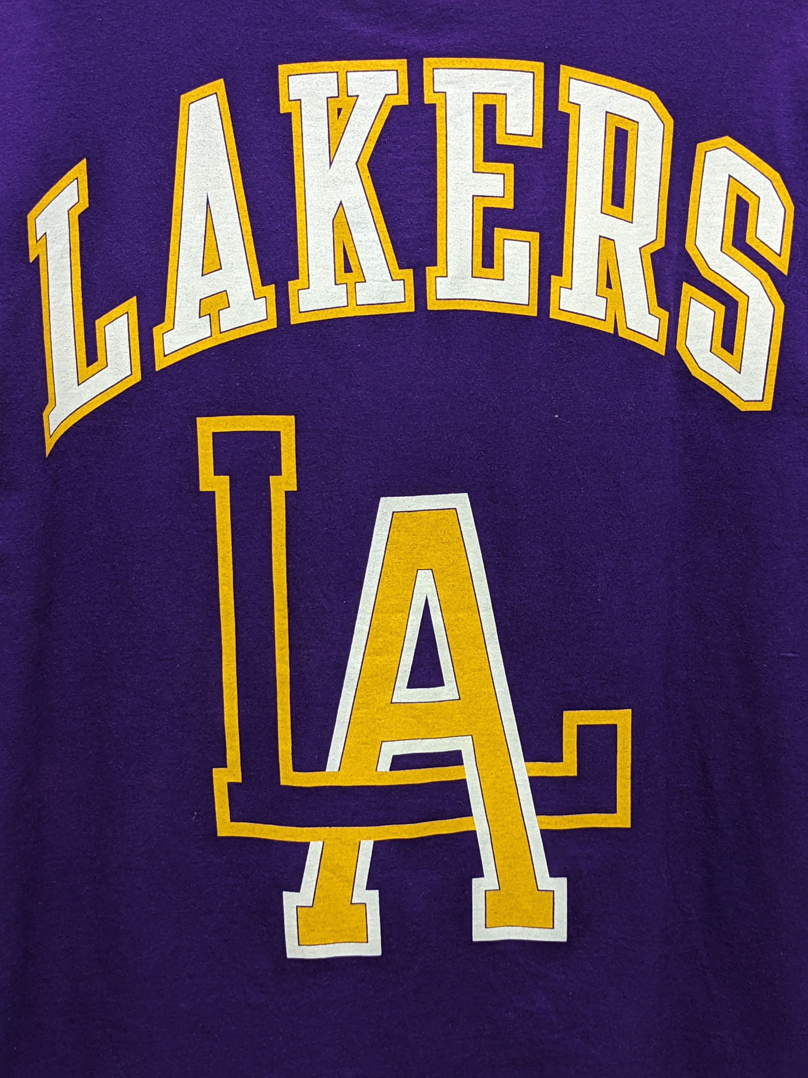 NBA Vintage L.A. Lakers X Pro Player X Nba Tshirt Size US L / EU 52-54 / 3 - 8 Thumbnail