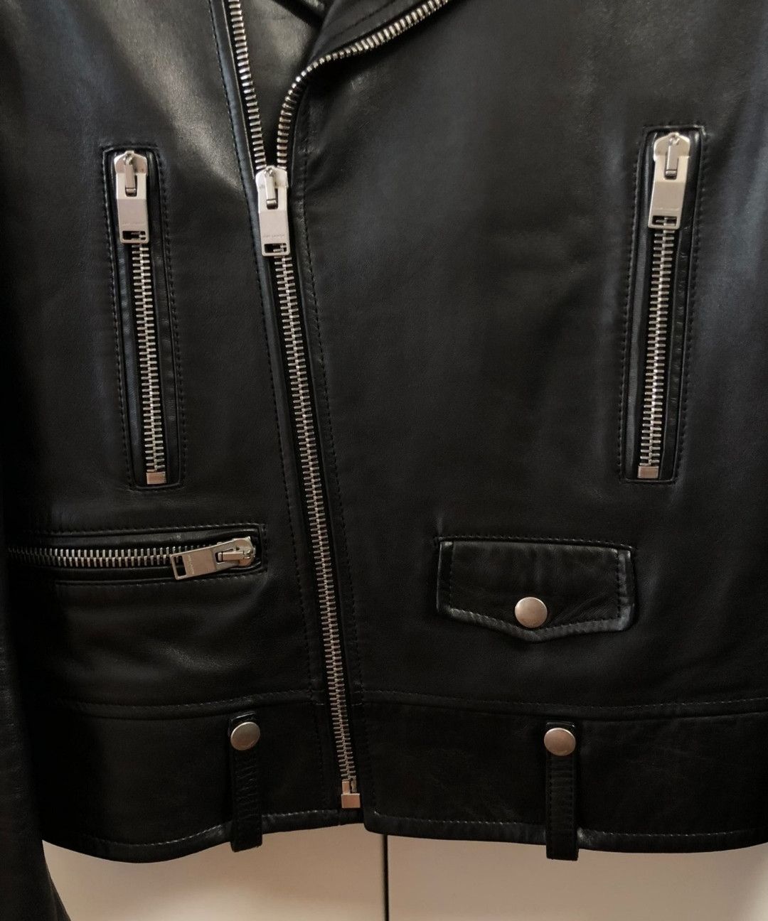 Saint Laurent Paris saint laurent Biker Jacket Coat Size US M / EU 48-50 / 2 - 4 Thumbnail