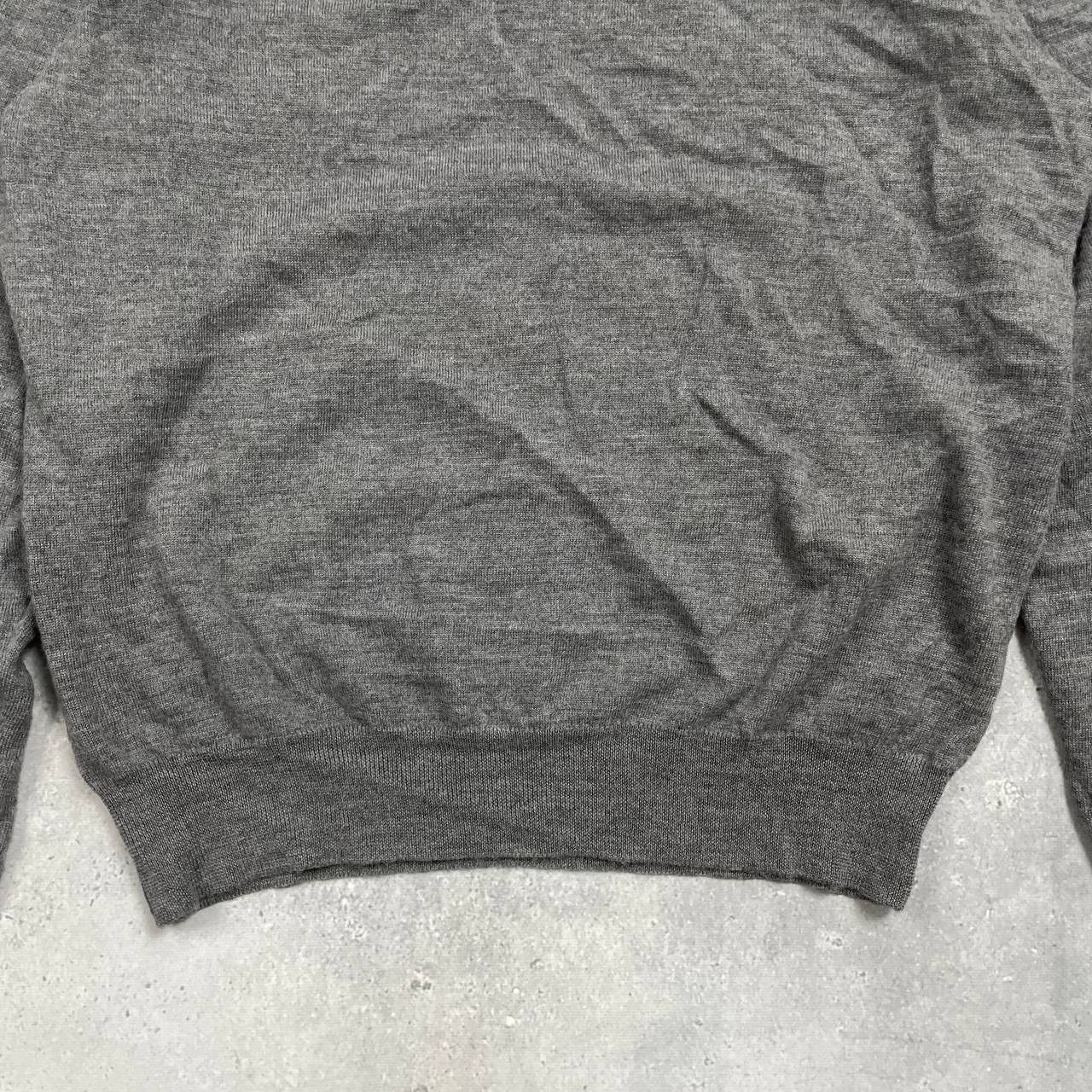 Polo Ralph Lauren Polo Ralph Lauren Washable Merino Wool V-Neck Sweater Gray L Size US L / EU 52-54 / 3 - 20 Thumbnail