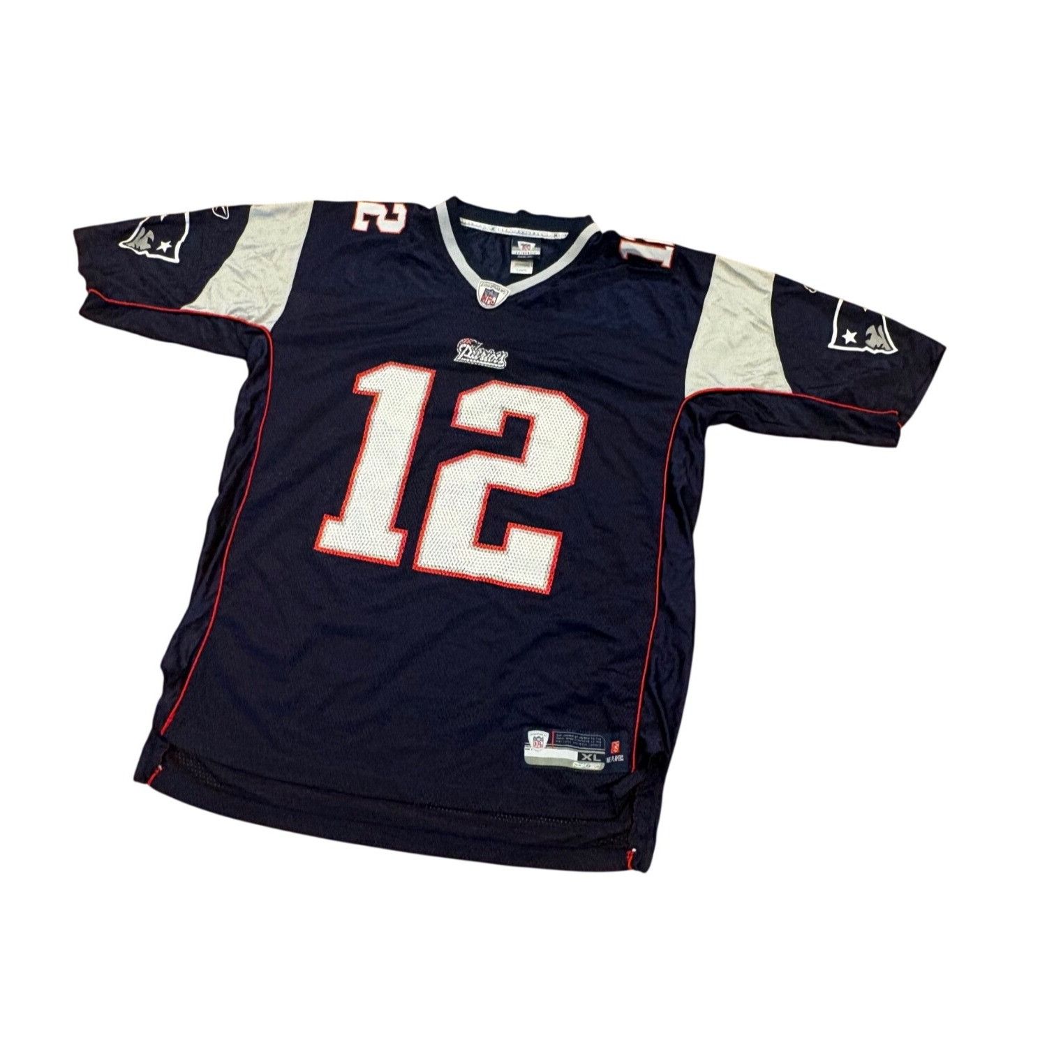 Reebok Reebok New England Patriots Tom Brady #12 Blue NFL Football Size US XL / EU 56 / 4 - 4 Thumbnail