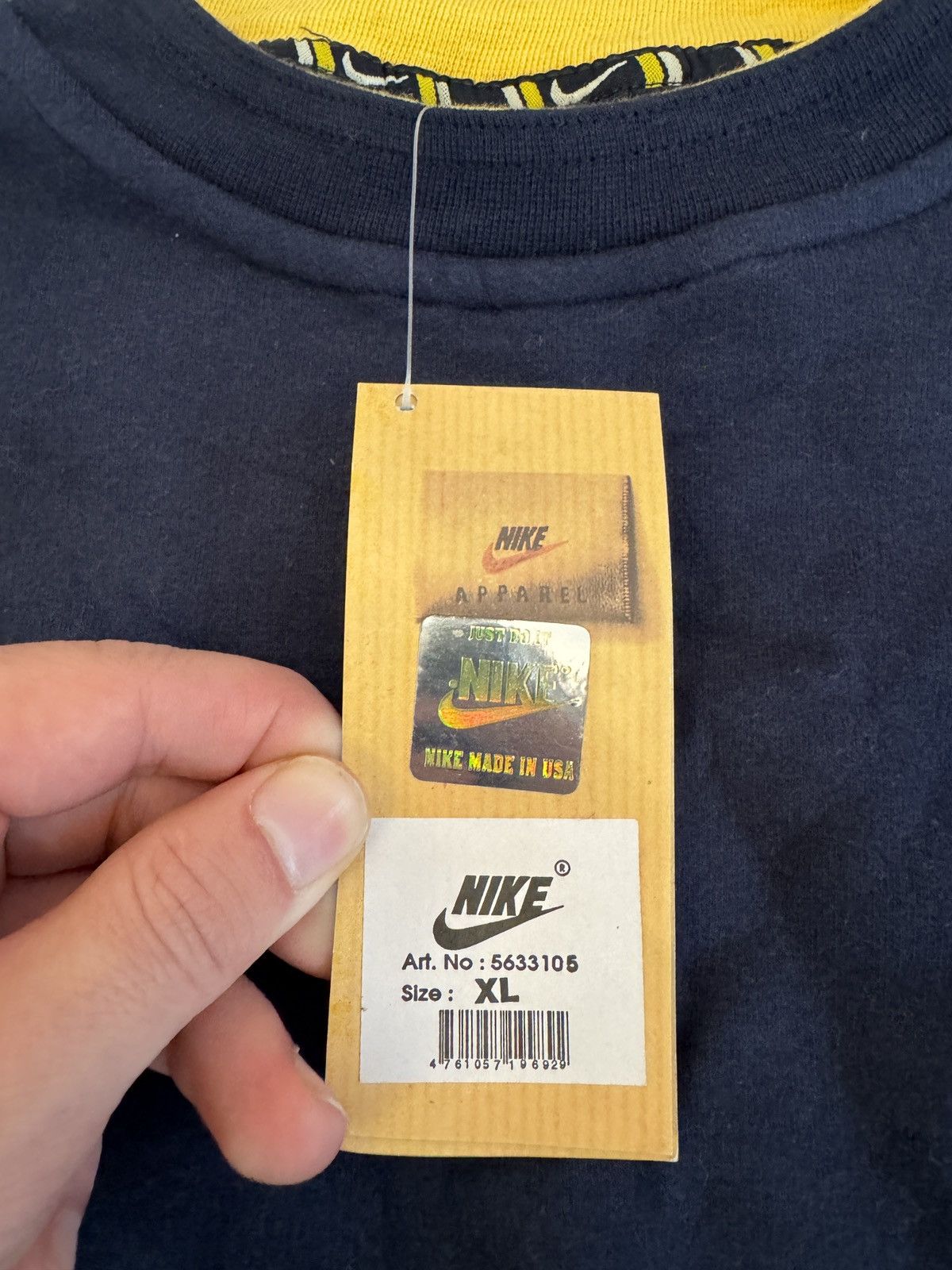 Nike × Vintage Nike Bootleg 90s vintage rap skate boxy sweatshirt swoosh Size US L / EU 52-54 / 3 - 6 Thumbnail