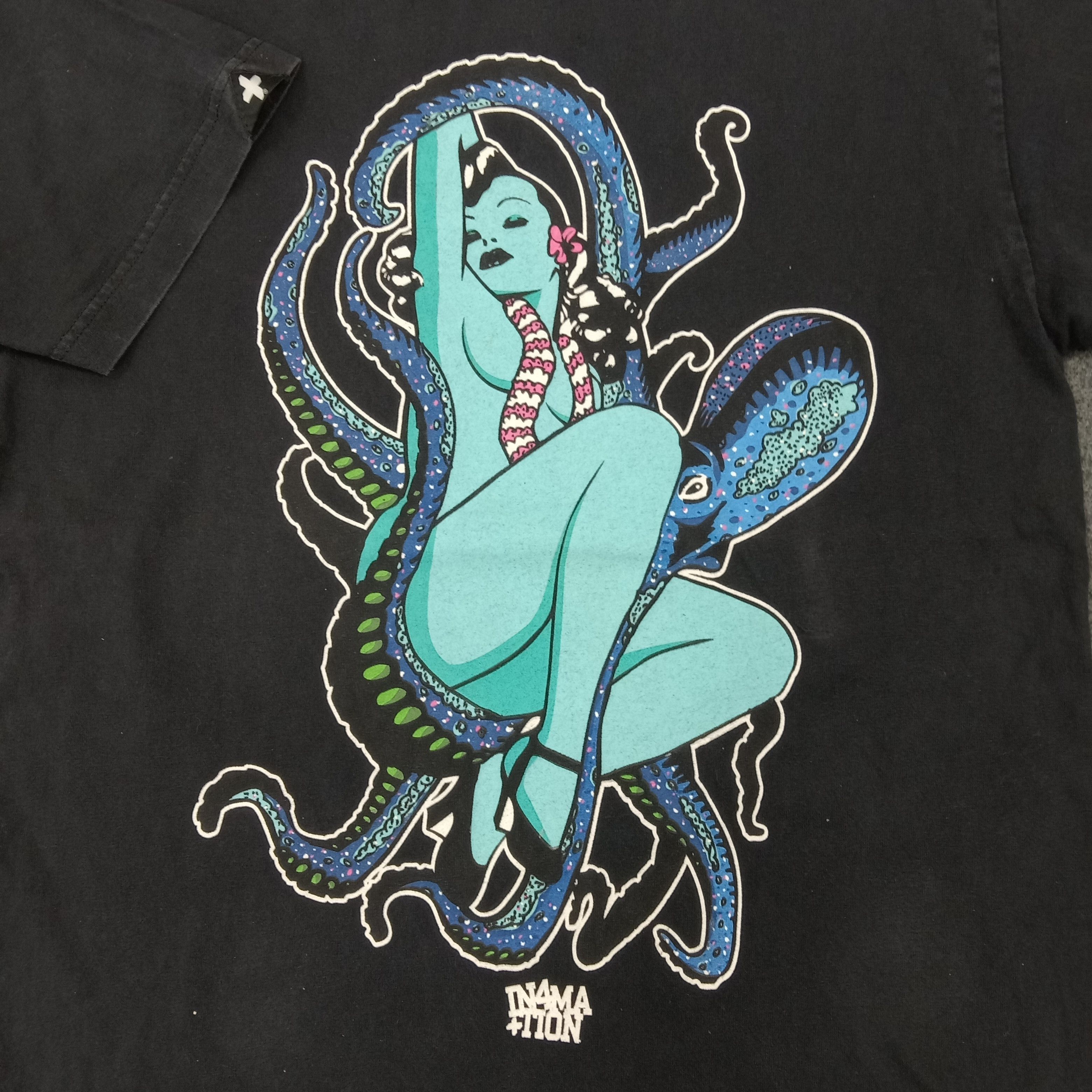 IN4MATION × Vintage In4mation Surf Style Graphic Art Tshirt Size US M / EU 48-50 / 2 - 2 Thumbnail