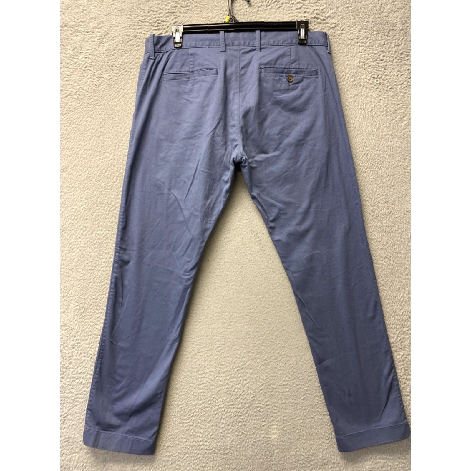 Bonobos Weekday Warrior Pants Men 36 x 32 Blue Slim Fit Stretch Clean Look Dress  Pants Cotton Blue Solid Modern Preppy Mens - wpequipmentugltd.com