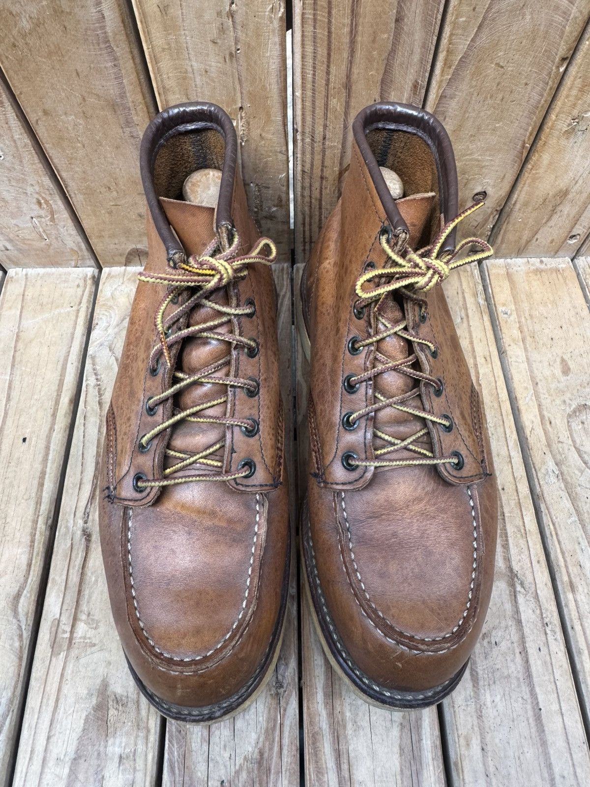 Red Wing Red wing 875 brown Moc Toe Leather boots sz UK 8 US 9 E Size US 9 / EU 42 - 8 Thumbnail