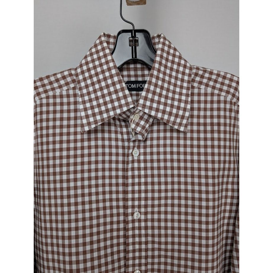 Tom Ford o1rshd1 CC20 Button Shirt in Multicolor Size US M / EU 48-50 / 2 - 2 Thumbnail