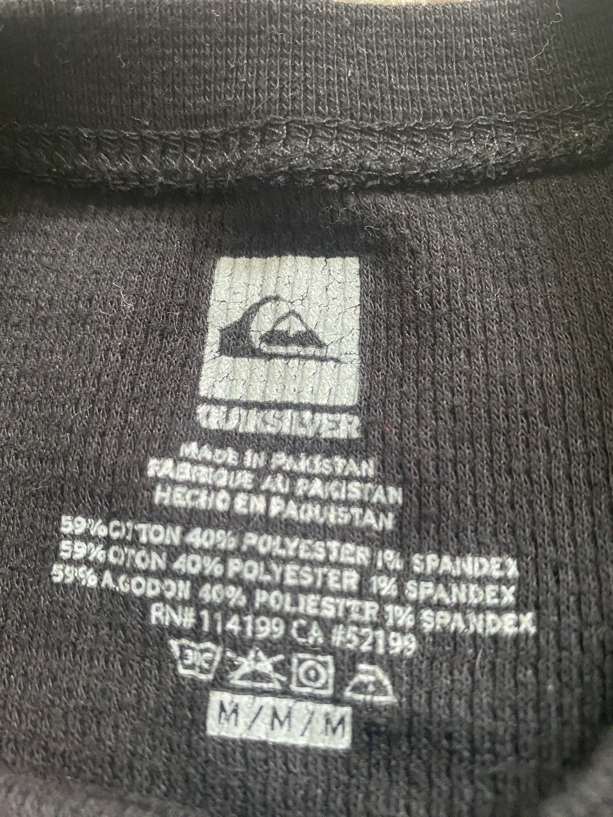 Quiksilver × Vintage Vintage Quiksilver Thermal Size US S / EU 44-46 / 1 - 3 Thumbnail