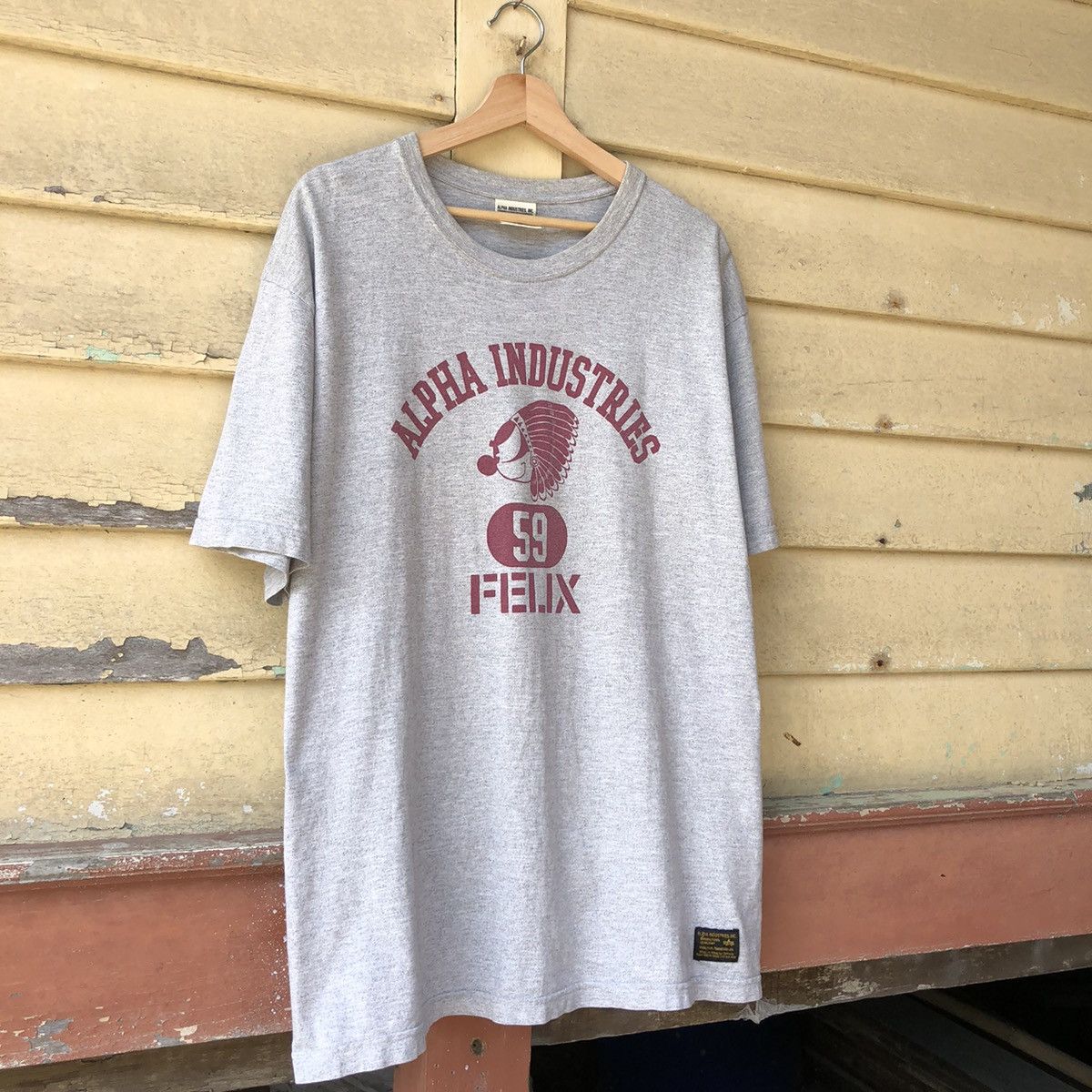 Alpha Industries Vintage y2k Alpha Industries x Felix Tshirt (2L) Size US L / EU 52-54 / 3 - 2 Thumbnail