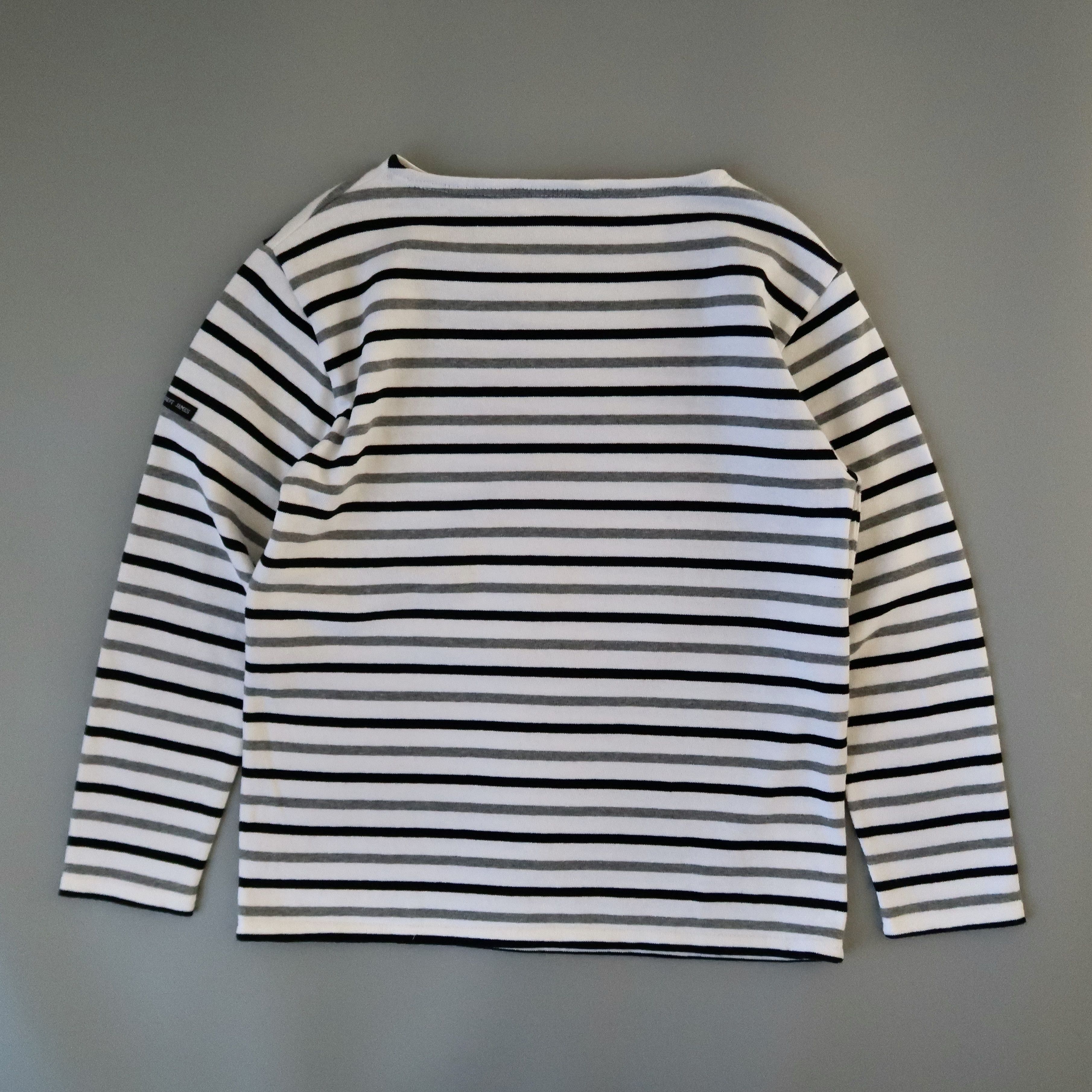 Saint James Tagless, SAINT JAMES heavyweight cotton striped breton shirt Size US S / EU 44-46 / 1 - 3 Thumbnail
