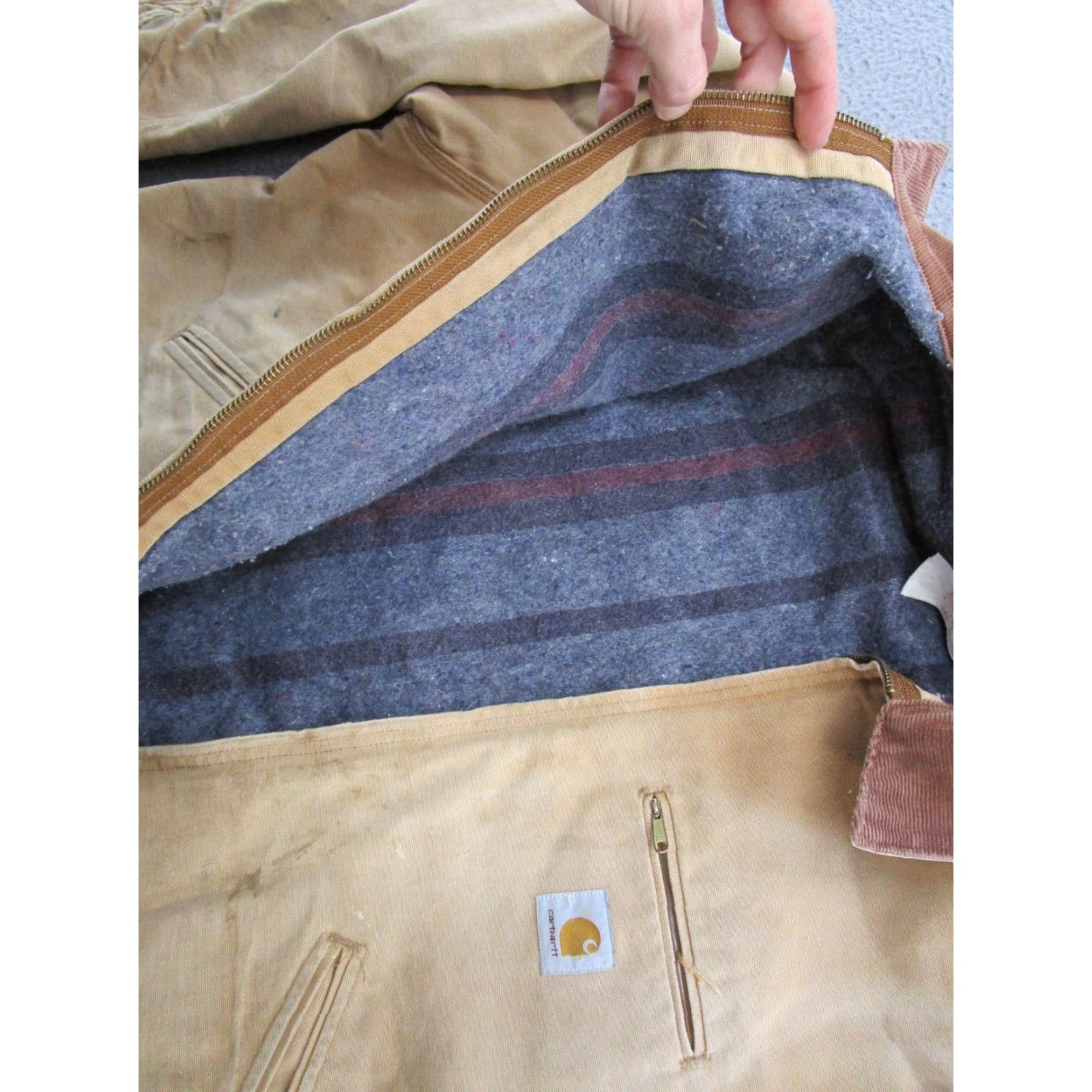 Carhartt VINTAGE Carhartt Jacket Main Selling Point: Blanket Lined 6BLJ Detroit Size 56 Brown USA Made Men Size US XL / EU 56 / 4 - 4 Thumbnail