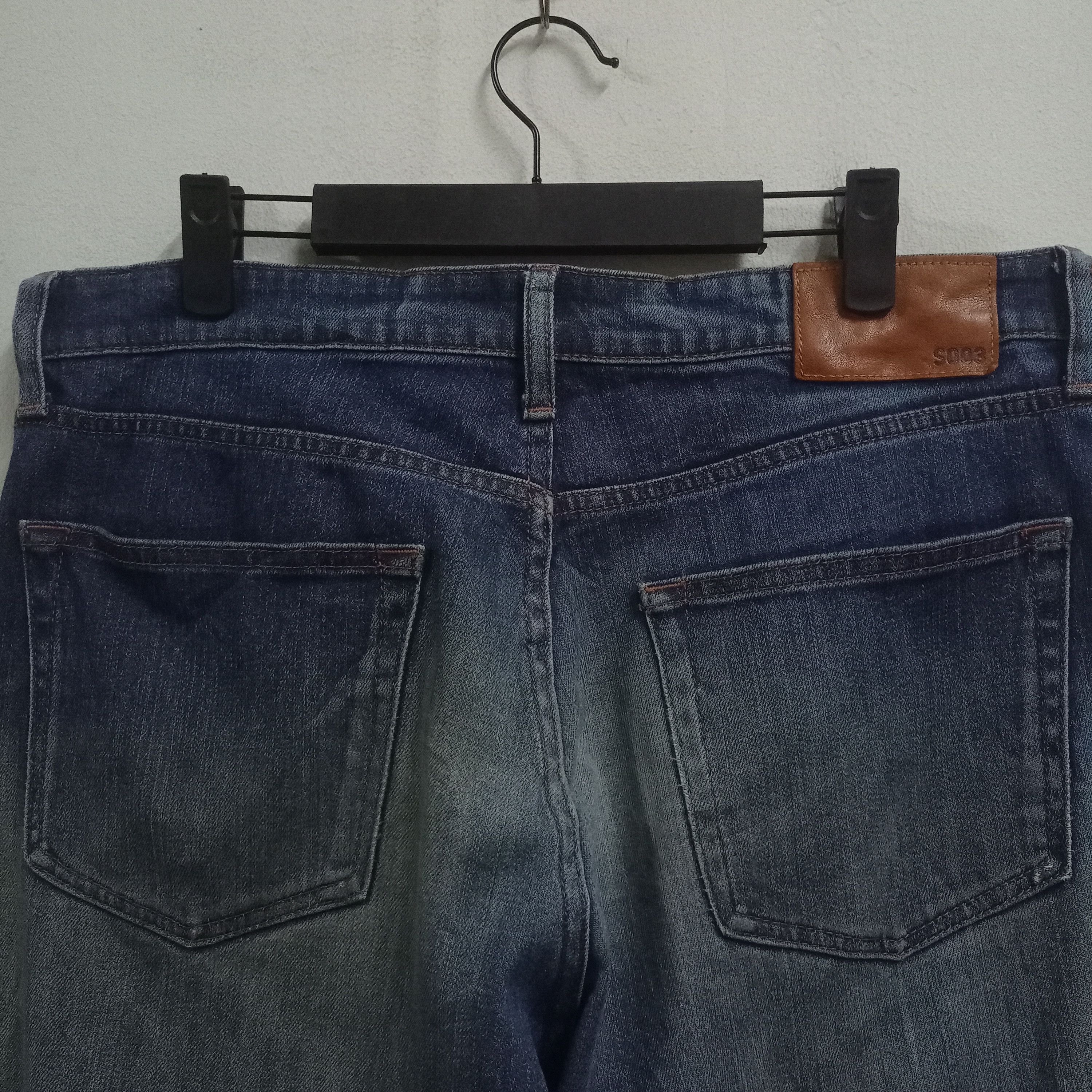 Japanese Brand × Uniqlo Vintage Japanese Uniqlo Mud Wash Baggy Jeans 35x29 Size US 35 - 7 Thumbnail