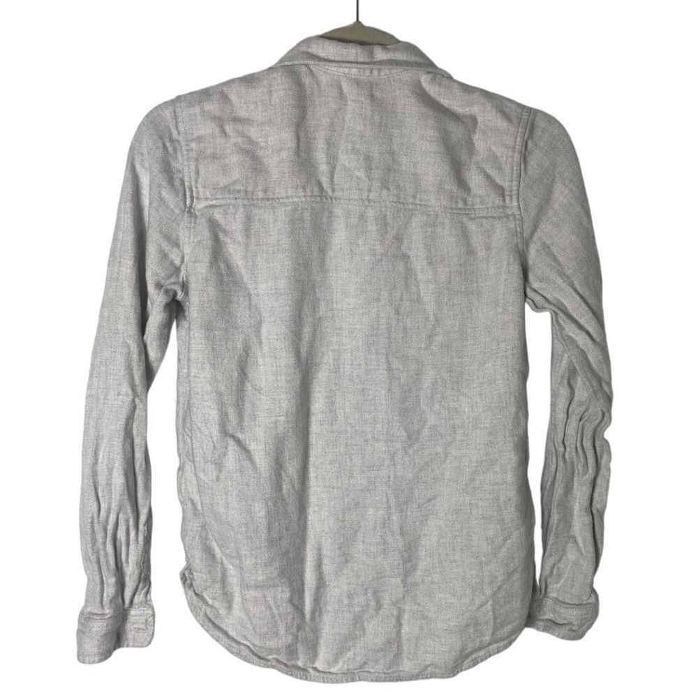 American Eagle Outfitters American Eagle Gray Soft Button Down Shirt Women’s Size Smal Size S / US 4 / IT 40 - 3 Thumbnail
