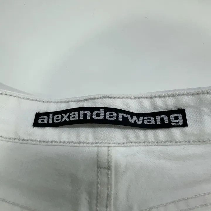 Alexander Wang Alexander Wang SS23 Logo Tape Fitted Shorts - Size 23" - 4 Thumbnail