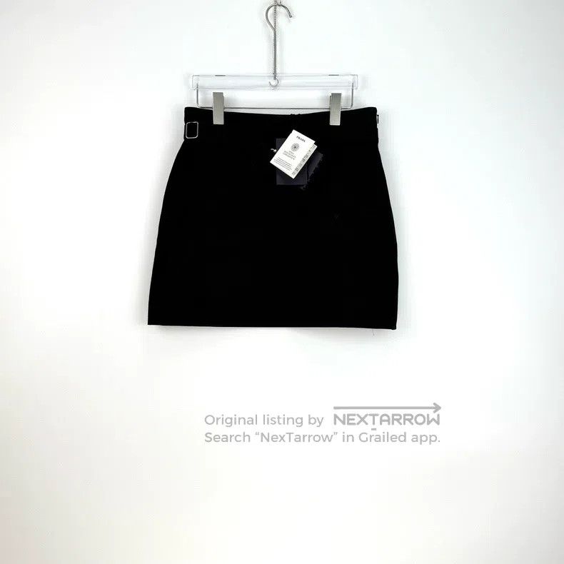 Prada Prada SizeS Black metallic button skirt Size 42" / US 20 - 3 Thumbnail