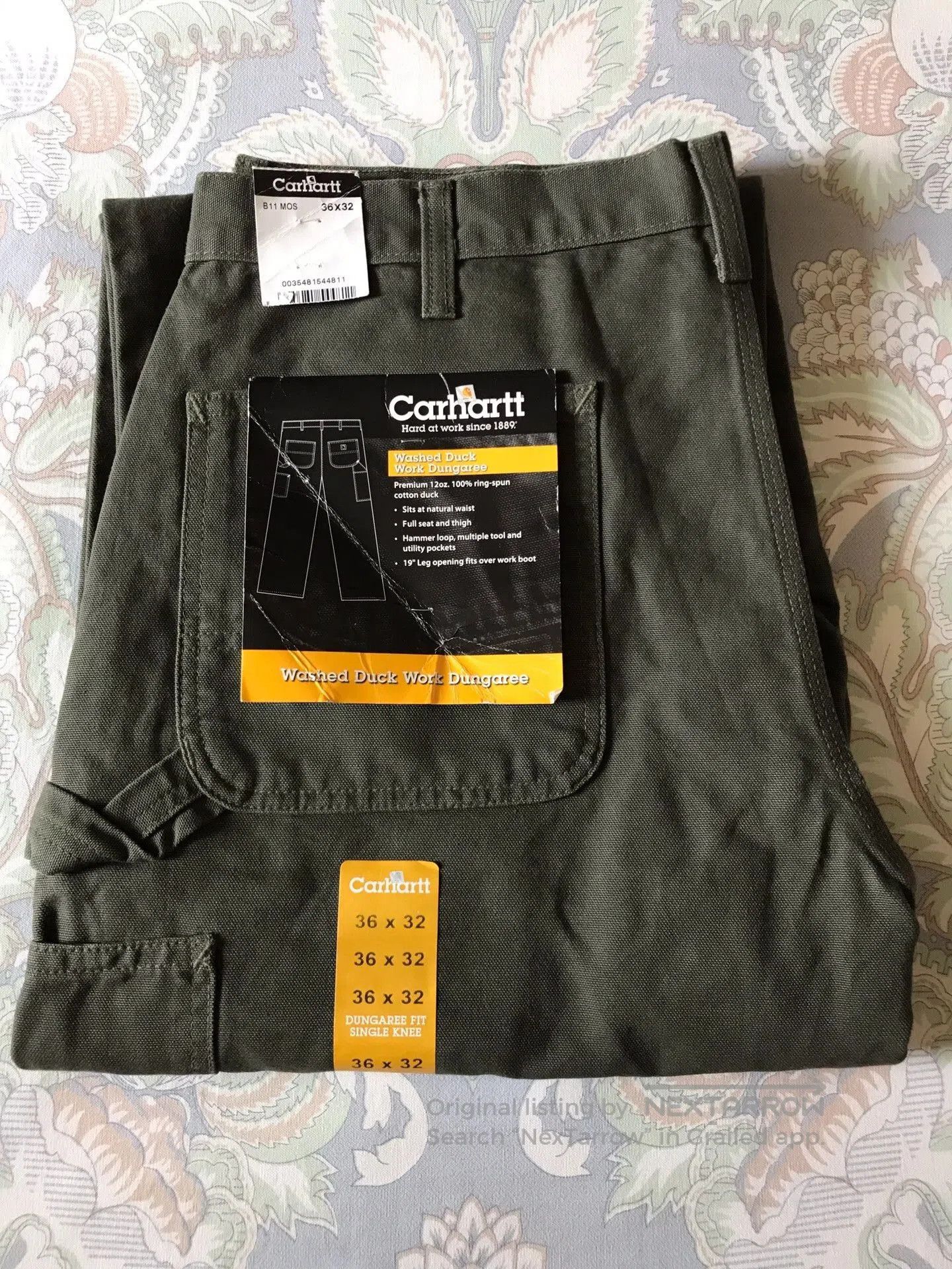 Carhartt Carhartt B11 MOS Canvas Work Pants 36x32. Size US 36 / EU 52 - 1 Thumbnail