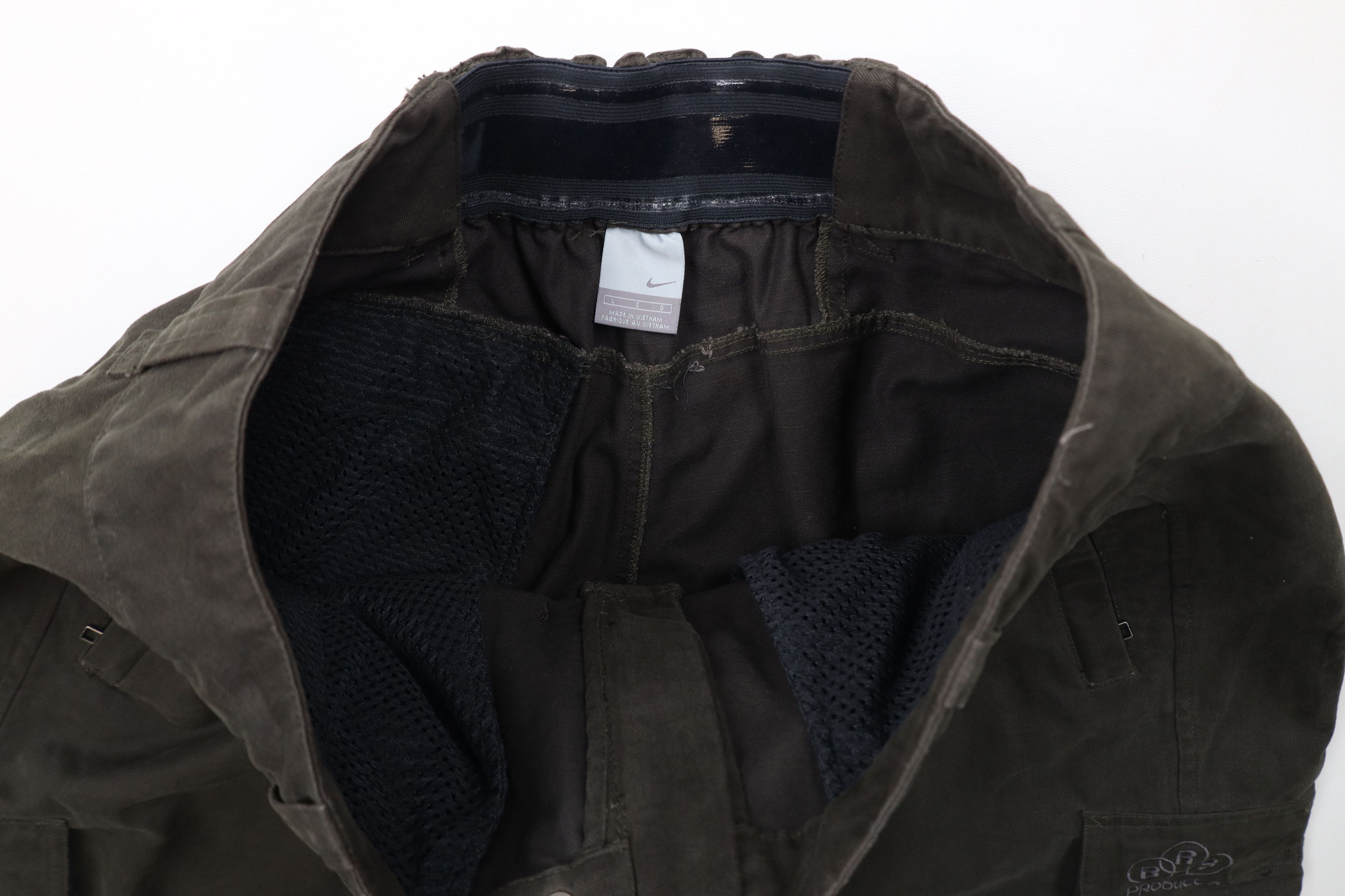 Nike × Vintage Vintage 90s Y2K Nike BRS Products Wide Leg Cargo Pants Size US 36 / EU 52 - 10 Thumbnail