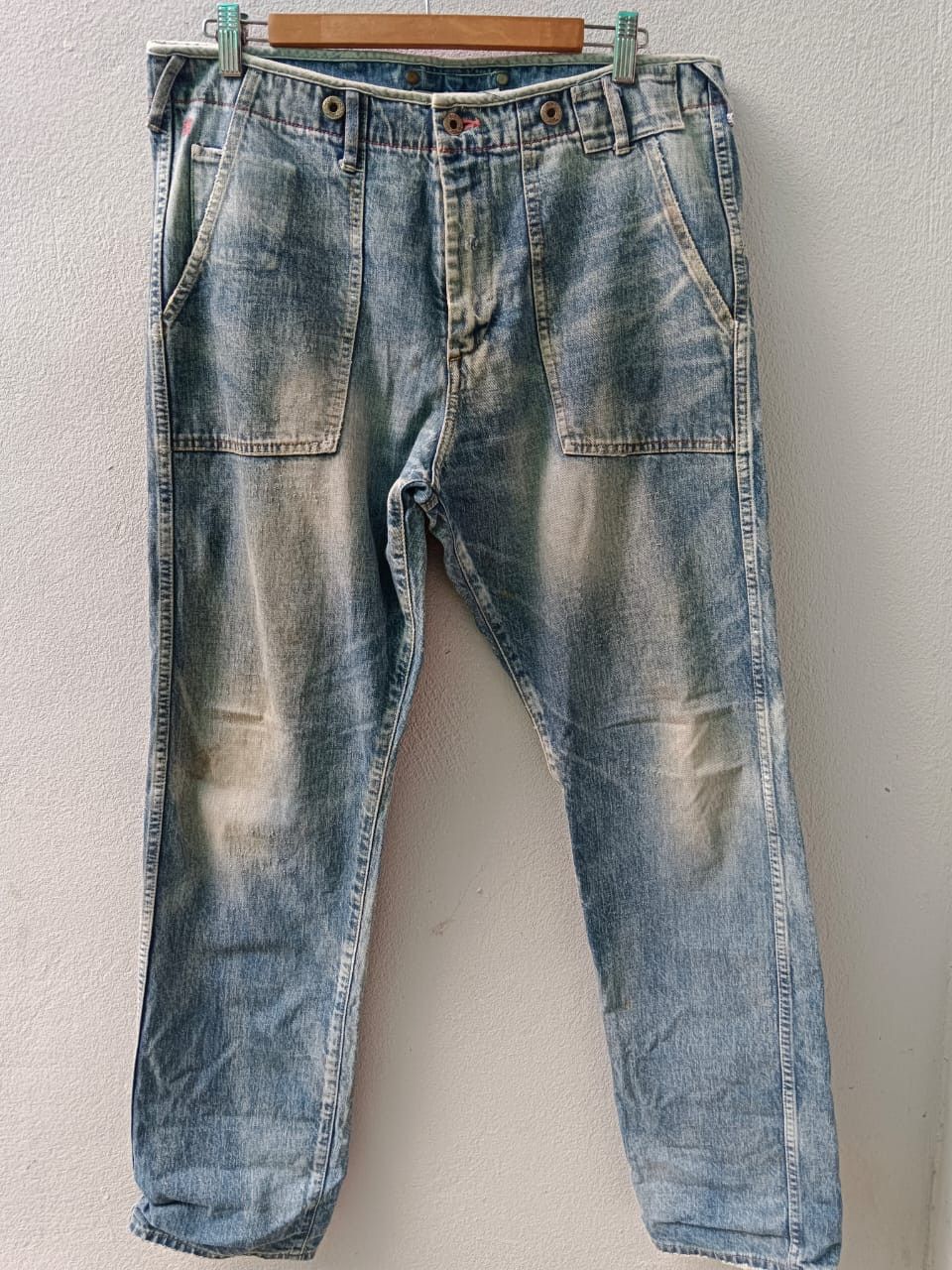 Paul Smith × Paul Smith Red Ear Paul Smith Red Ear Denim Bush Pants Size US 36 / EU 52 - 1 Thumbnail