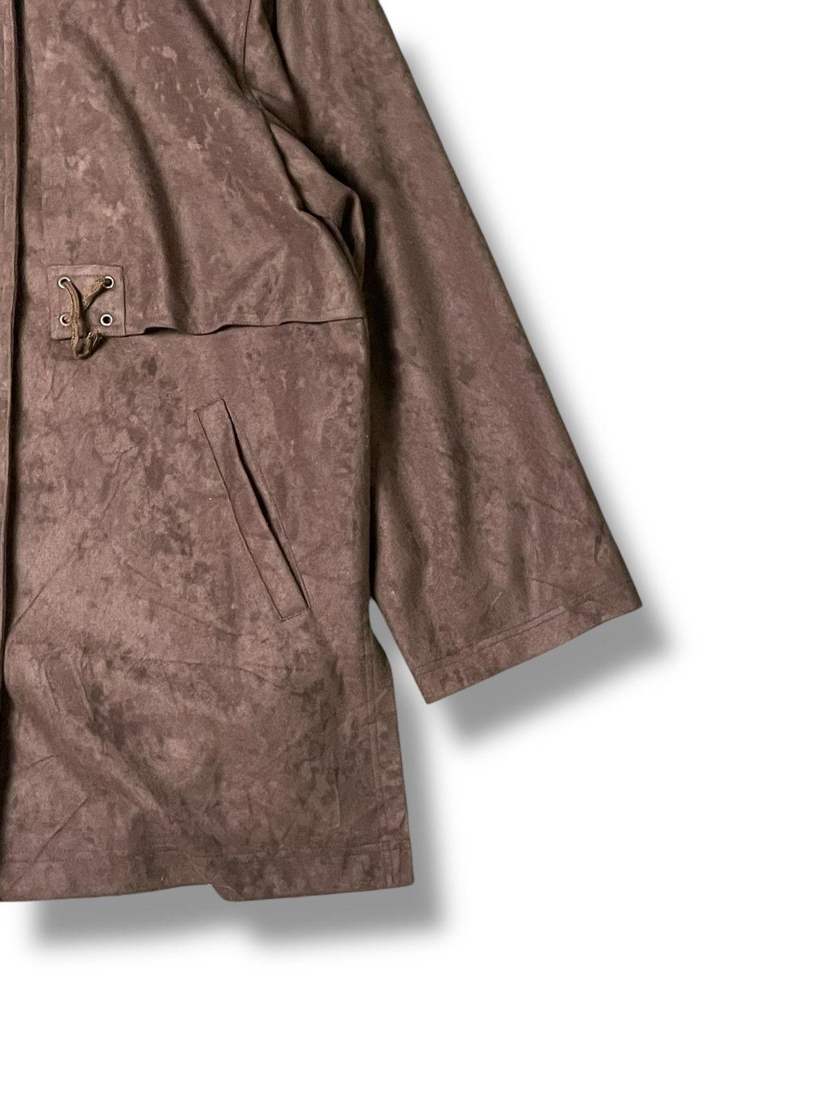 Japanese Brand × Vintage Pour Femmes Leather Suede Jacket (52) Size US L / EU 52-54 / 3 - 3 Thumbnail