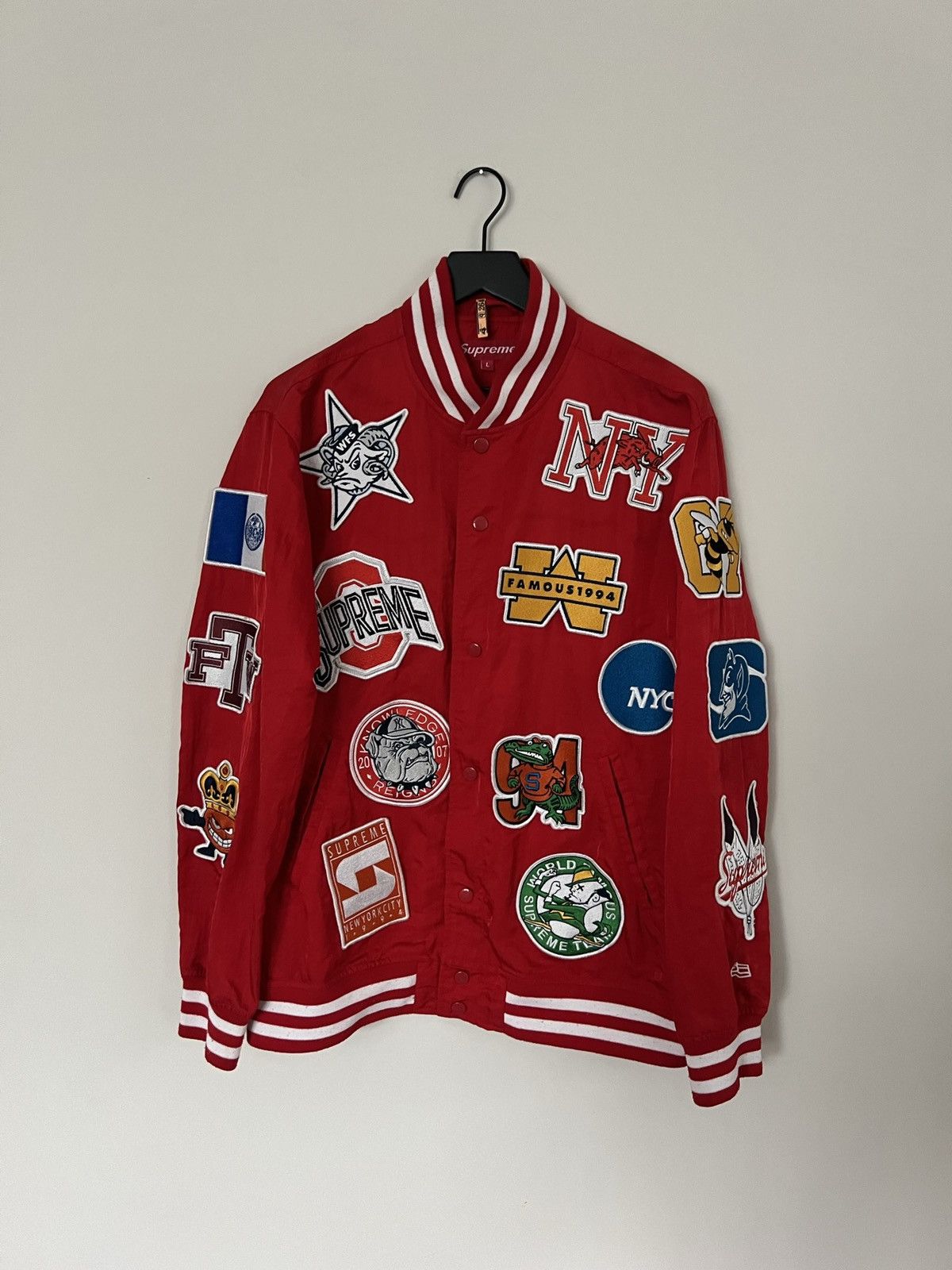 Supreme Ncaa Varsity Jacket | Grailed