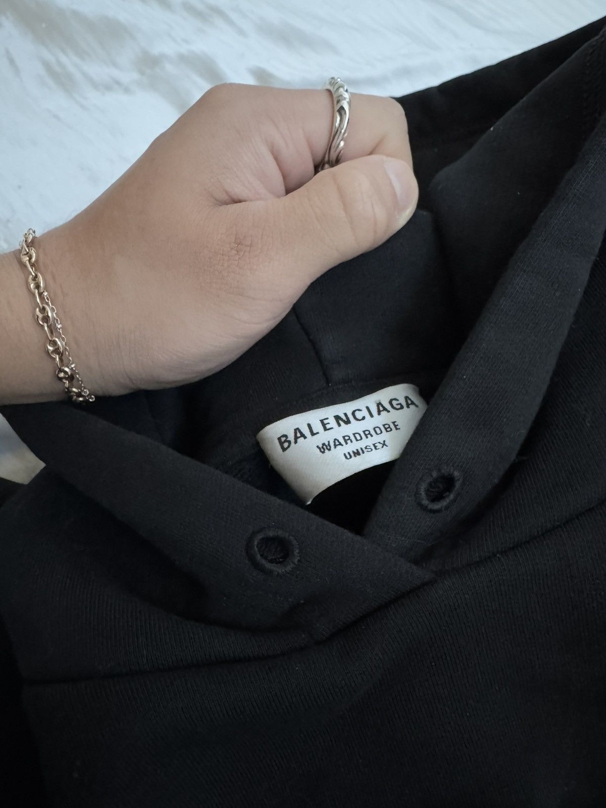 Balenciaga Balenciaga logo hoodie Size US M / EU 48-50 / 2 - 4 Thumbnail