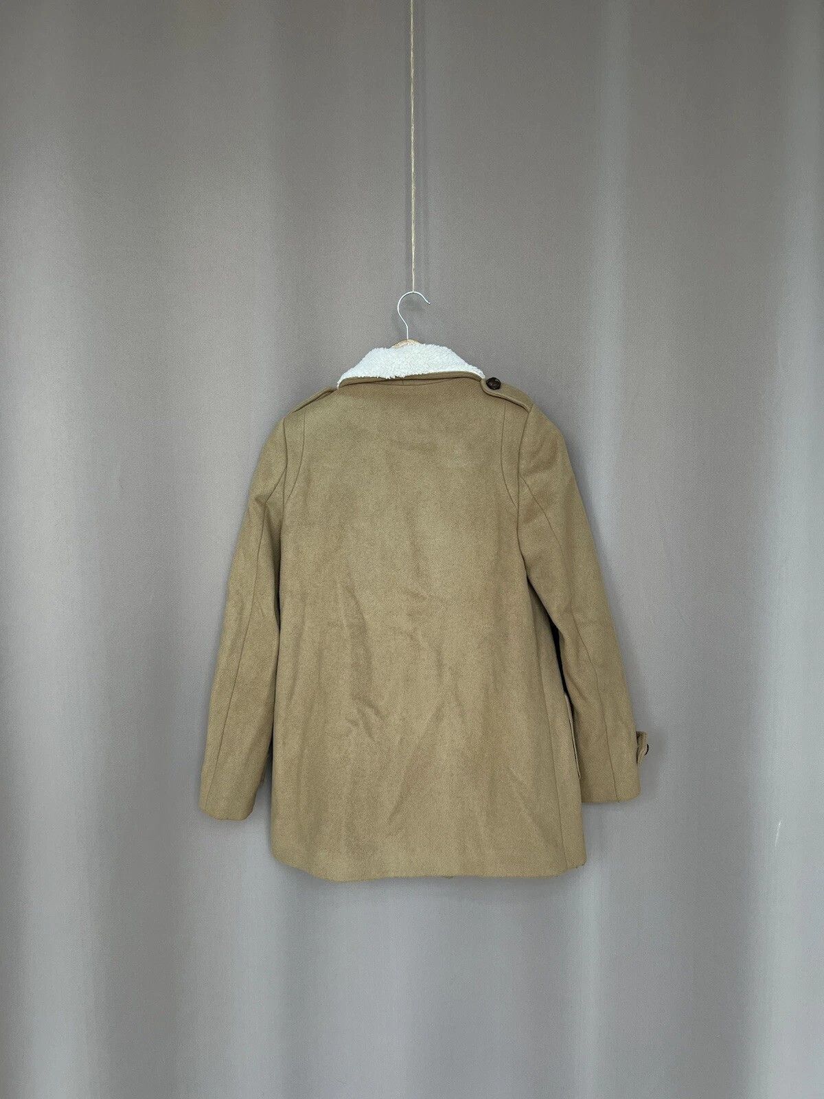 Sezane Sezane Wool Coat Teddy Collar Womens Size S Button Jacket Size S / US 4 / IT 40 - 7 Thumbnail