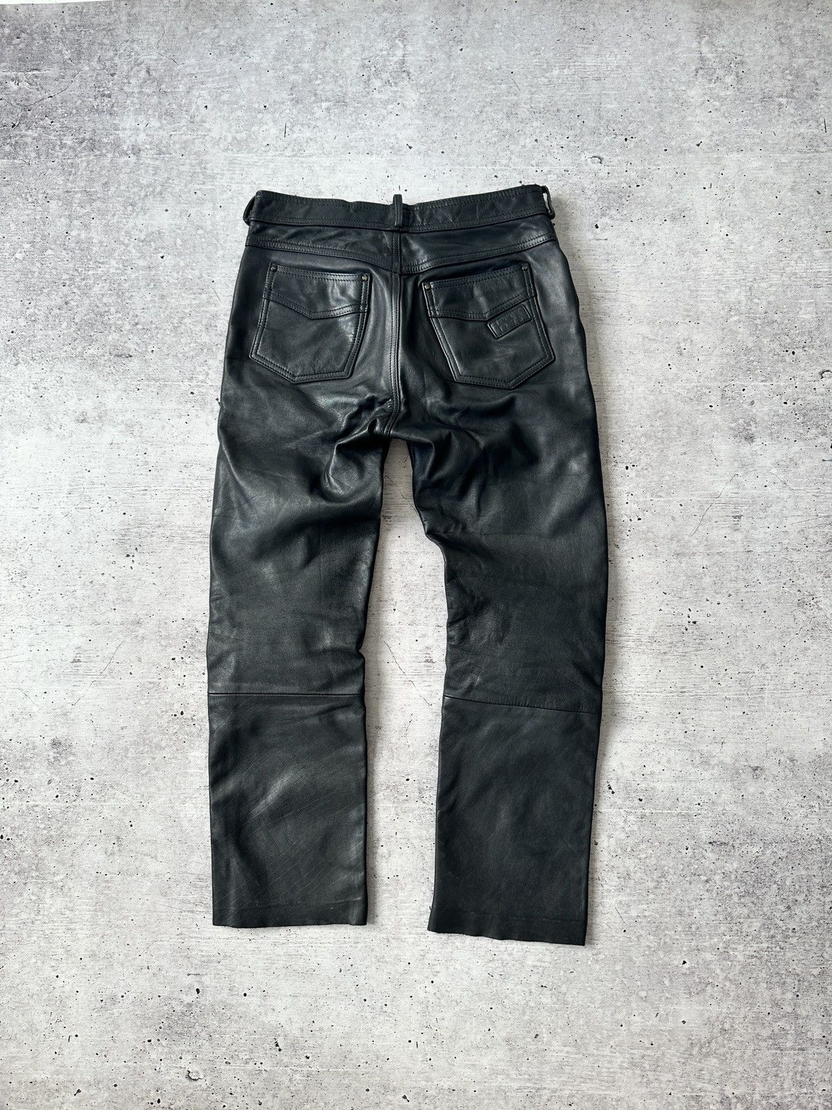 Leather Leather Biker Pants like Helmut size 50 Size US 32 / EU 48 - 8 Thumbnail