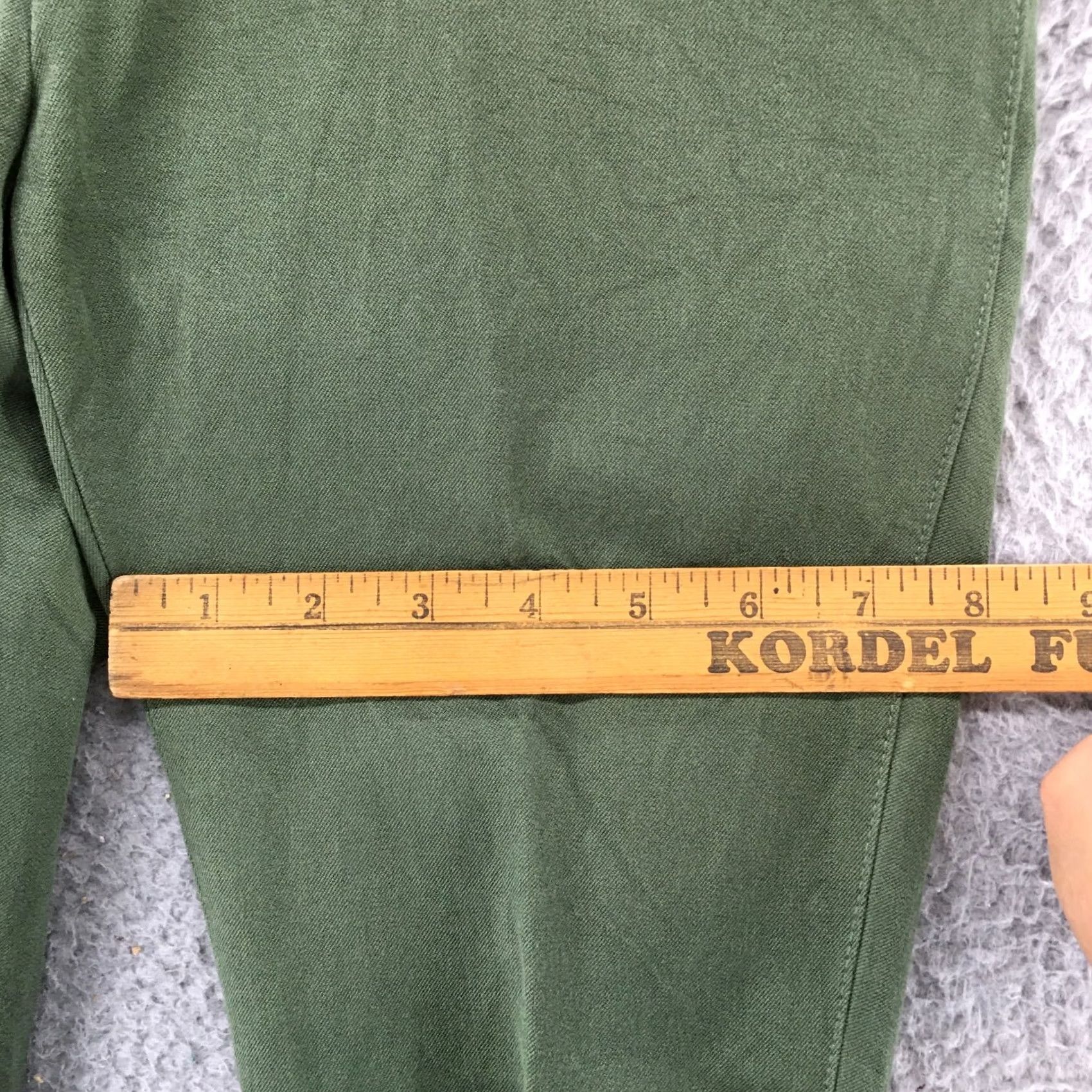Banana Republic Banana Republic Chino Pants Womens Petite 00P Green Skinny Zip Fly Smooth Flat Front Casual Workwear Womens Size 24" / US 00 / IT 34 - 6 Thumbnail