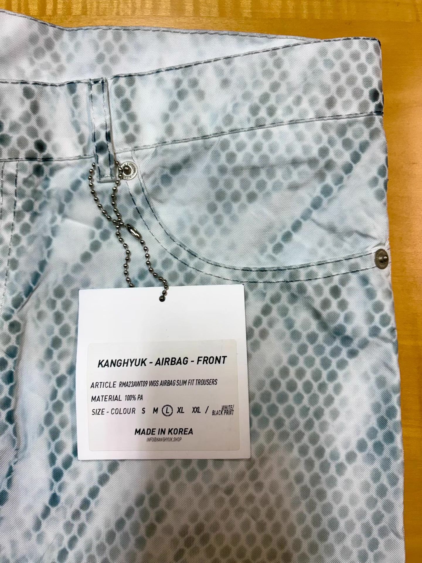 KANGHYUK Kanghyuk Men's Abstract Snake Print Techwear Pants Ｑ21 Size US 36 / EU 52 - 5 Thumbnail