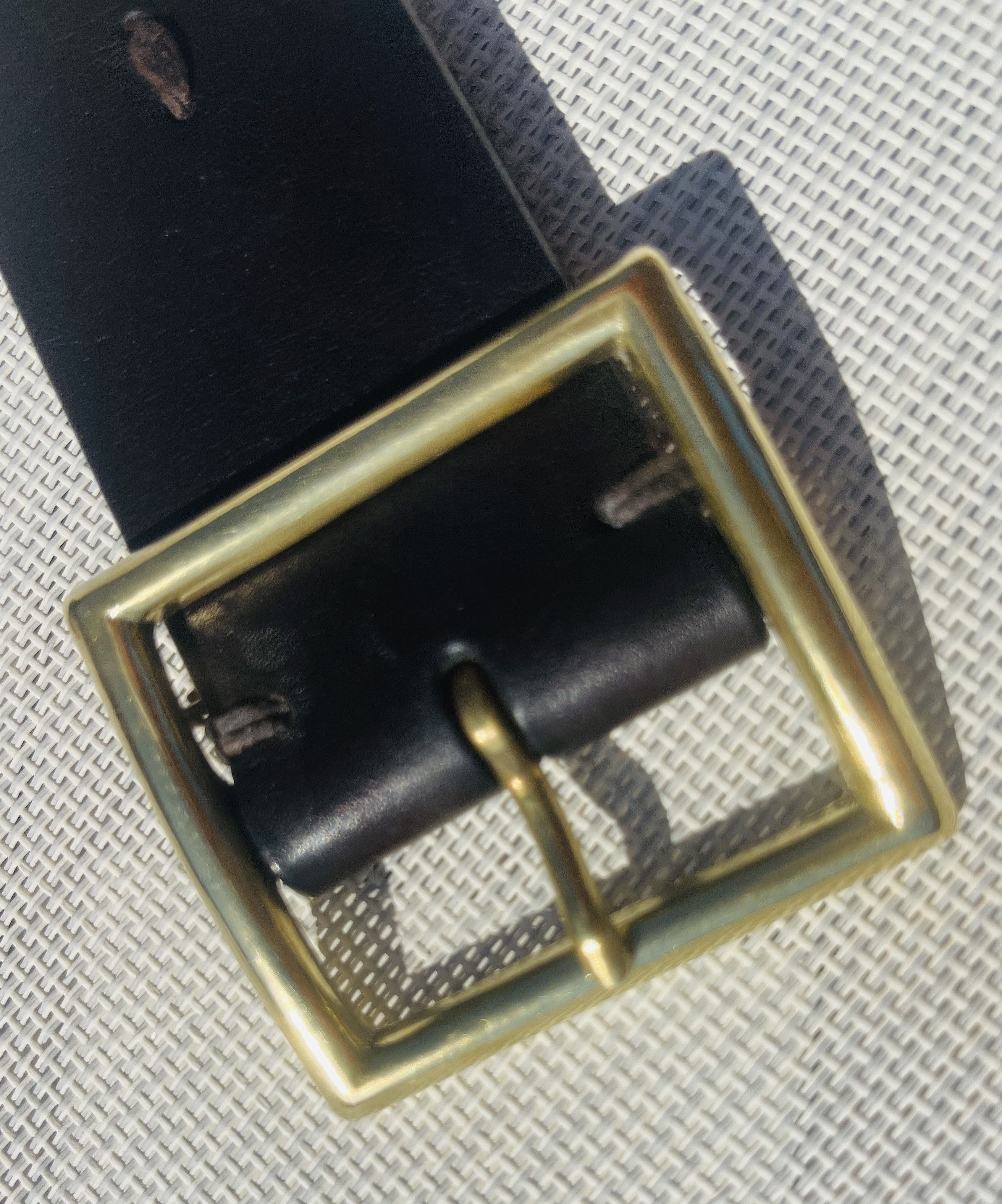 Visvim Visvim Plain Belt (45mm Veggie) - Dk Brown - FW16 - 29-33cms Size 30 - 12 Thumbnail