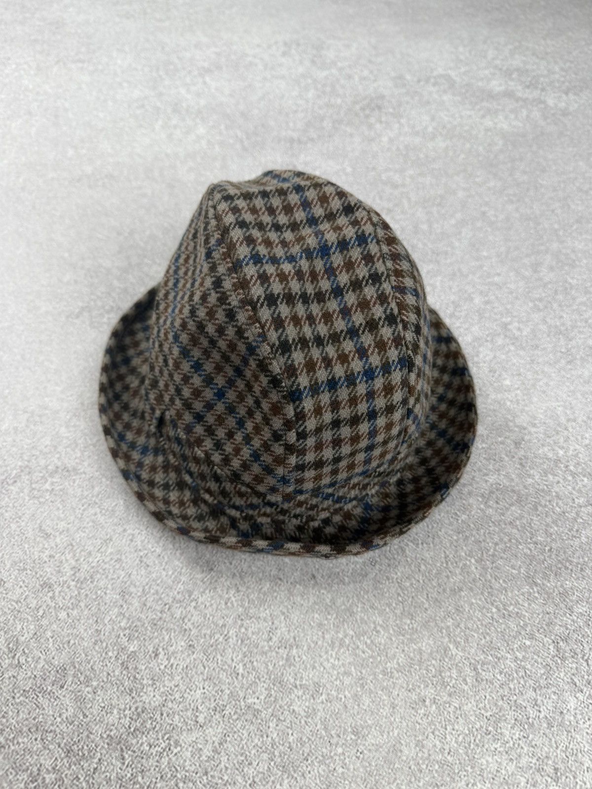 Harrods Vintage Shandon Harrods Fedora Wool Bucket Hat Size 56 Size ONE SIZE - 1 Thumbnail