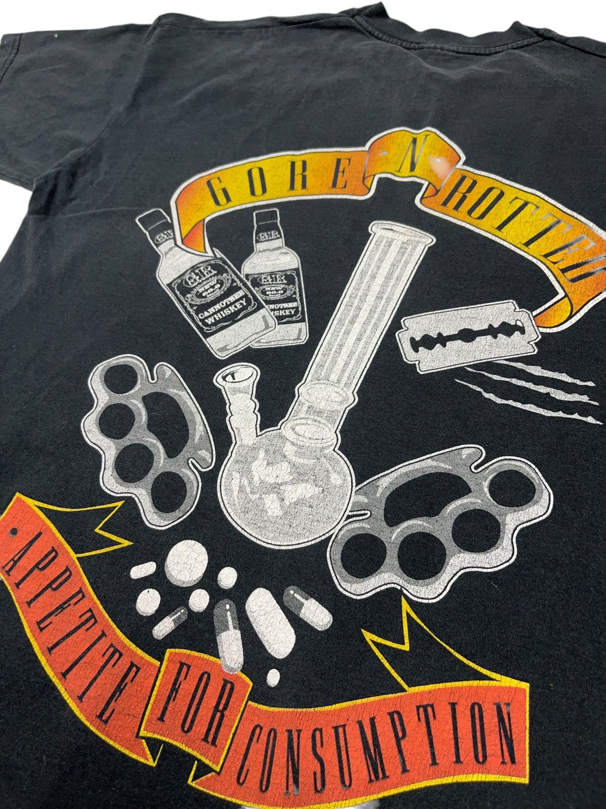 Band Tees × Vintage Vintage 00s Gorerotted Death Grindcore Band T-shirt Size US M / EU 48-50 / 2 - 8 Thumbnail
