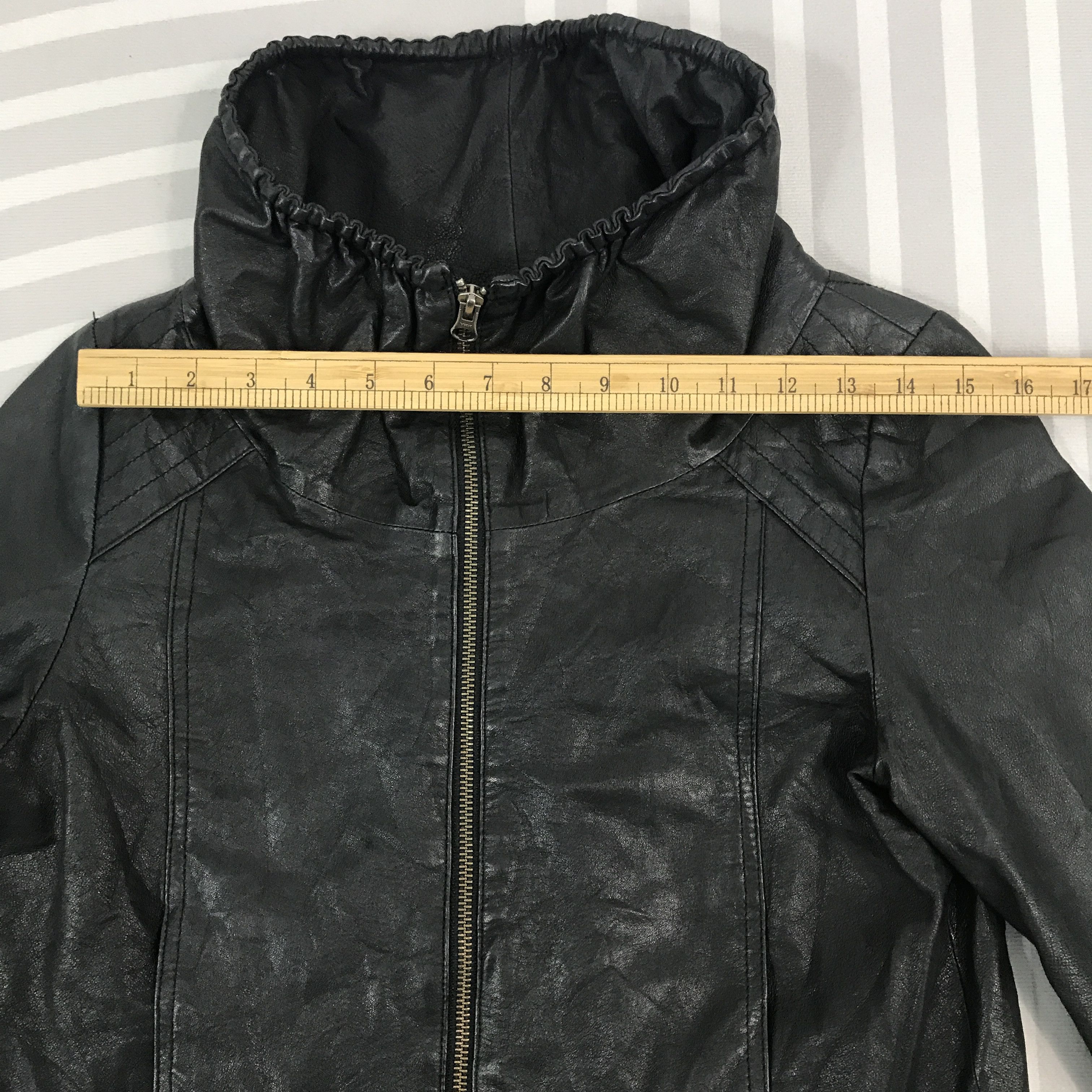 Japanese Brand × Vintage Japan design Paper chest Leather jacket ifsixwasnine style Size US S / EU 44-46 / 1 - 5 Thumbnail