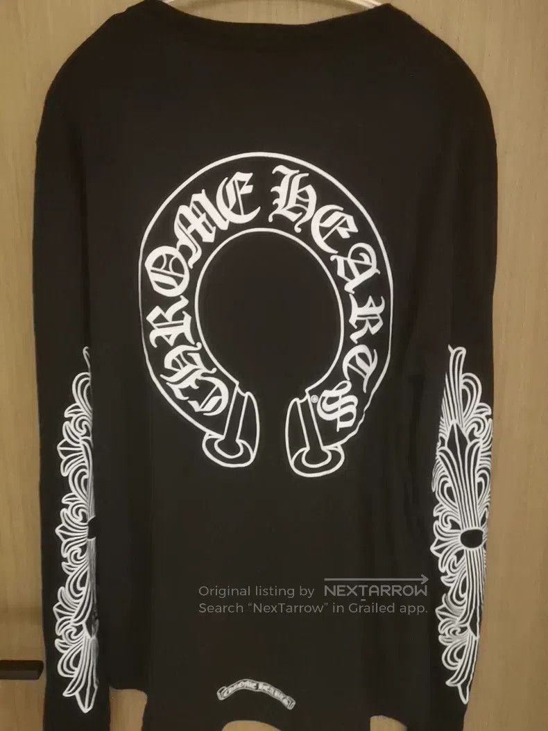 Chrome Hearts CHROME HEARTS Size L Black unicorn arm with three silver bu Size US L / EU 52-54 / 3 - 3 Thumbnail