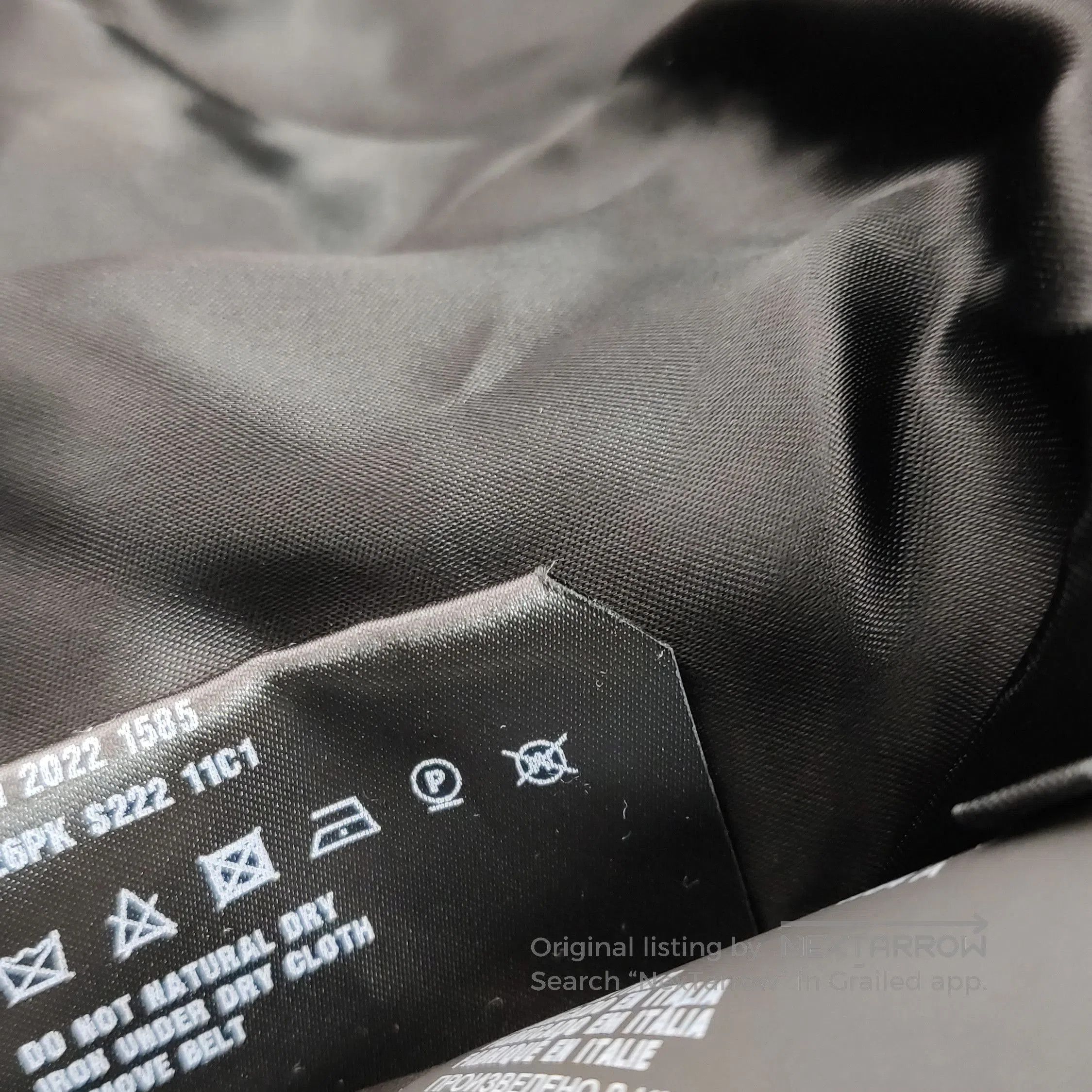 Prada Prada Long Sleeve Belted Coat in Gray . Size US L / EU 52-54 / 3 - 8 Thumbnail