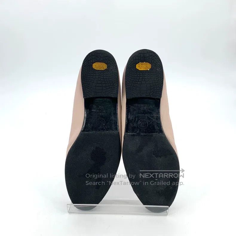 Chanel Chanel Nude pink round toe lacing bow casual flat shoes Size US 5.5 / IT 35.5 - 5 Thumbnail