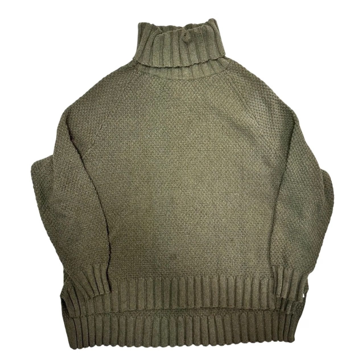 Patagonia Patagonia Women's Off Country Turtleneck Sweater XL Green - Pullover, Regular Size, 24" Pit to Pit, 27" Shoulder to Hem, Small Front Stain Size XL / US 12-14 / IT 48-50 - 2 Thumbnail