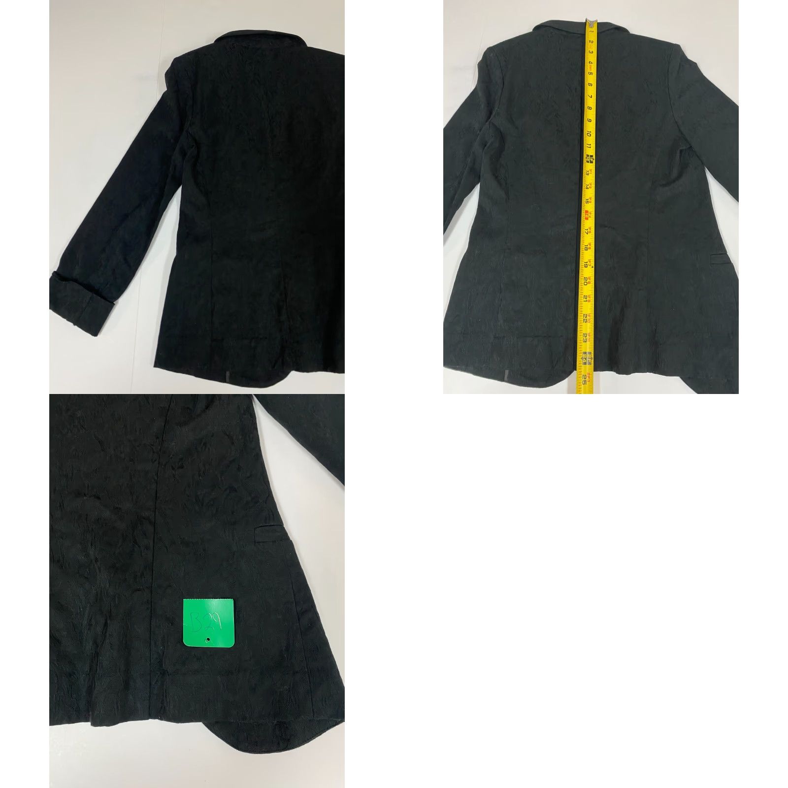 Vintage VINTAGE LC Lauren Conrad Blazer Women Black 0 Regular Long Sleeve Cotton Polyester Solid Breathable Basic Jacket Size XS / US 0-2 / IT 36-38 - 8 Thumbnail