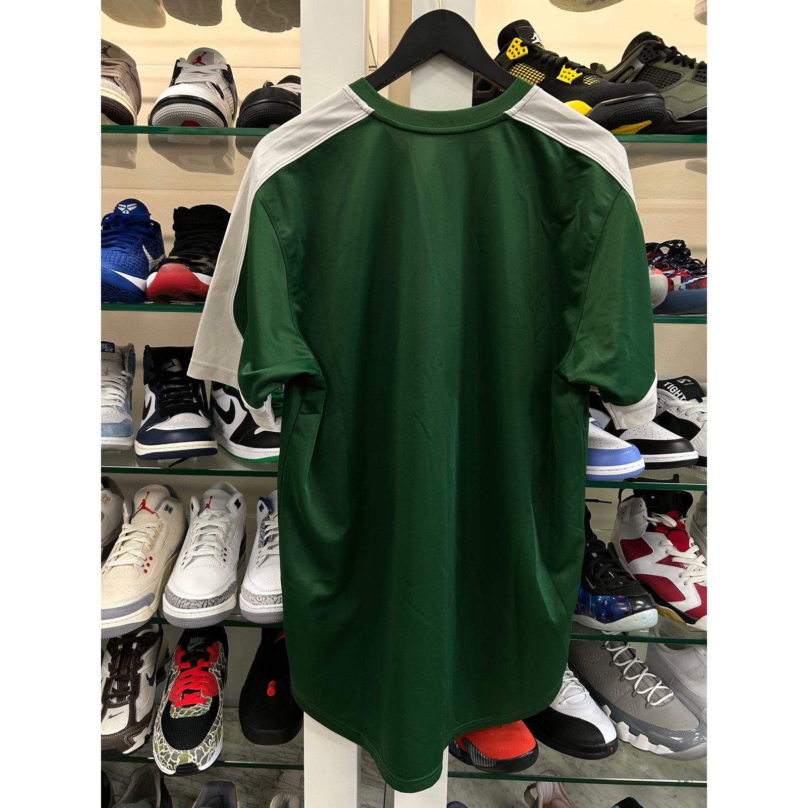 Nike Nike Team lightweight Running Soccer Work Out Tee Green Size US L / EU 52-54 / 3 - 5 Thumbnail